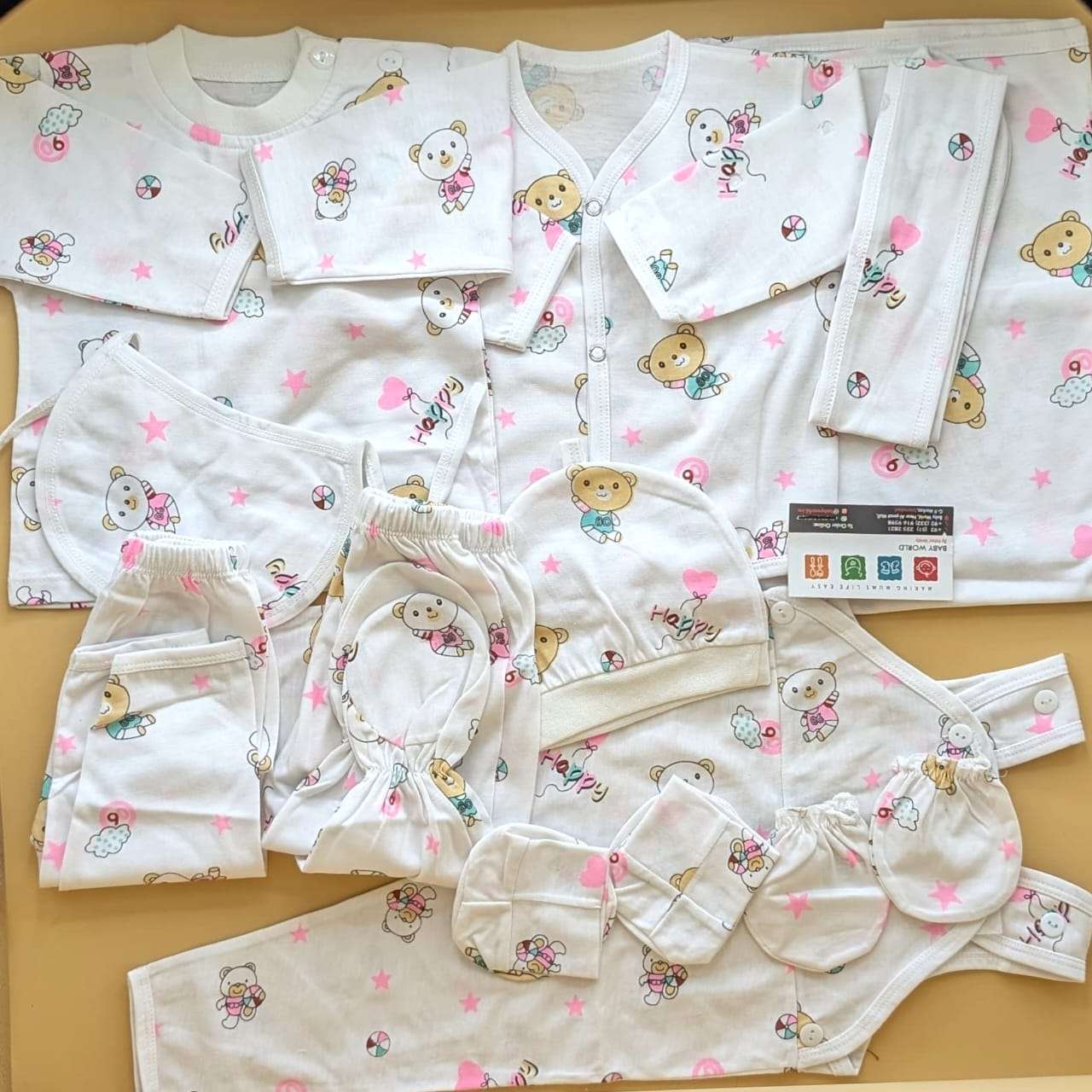 11 Pieces Starter/Suit Set - Happy Bear - Image 2