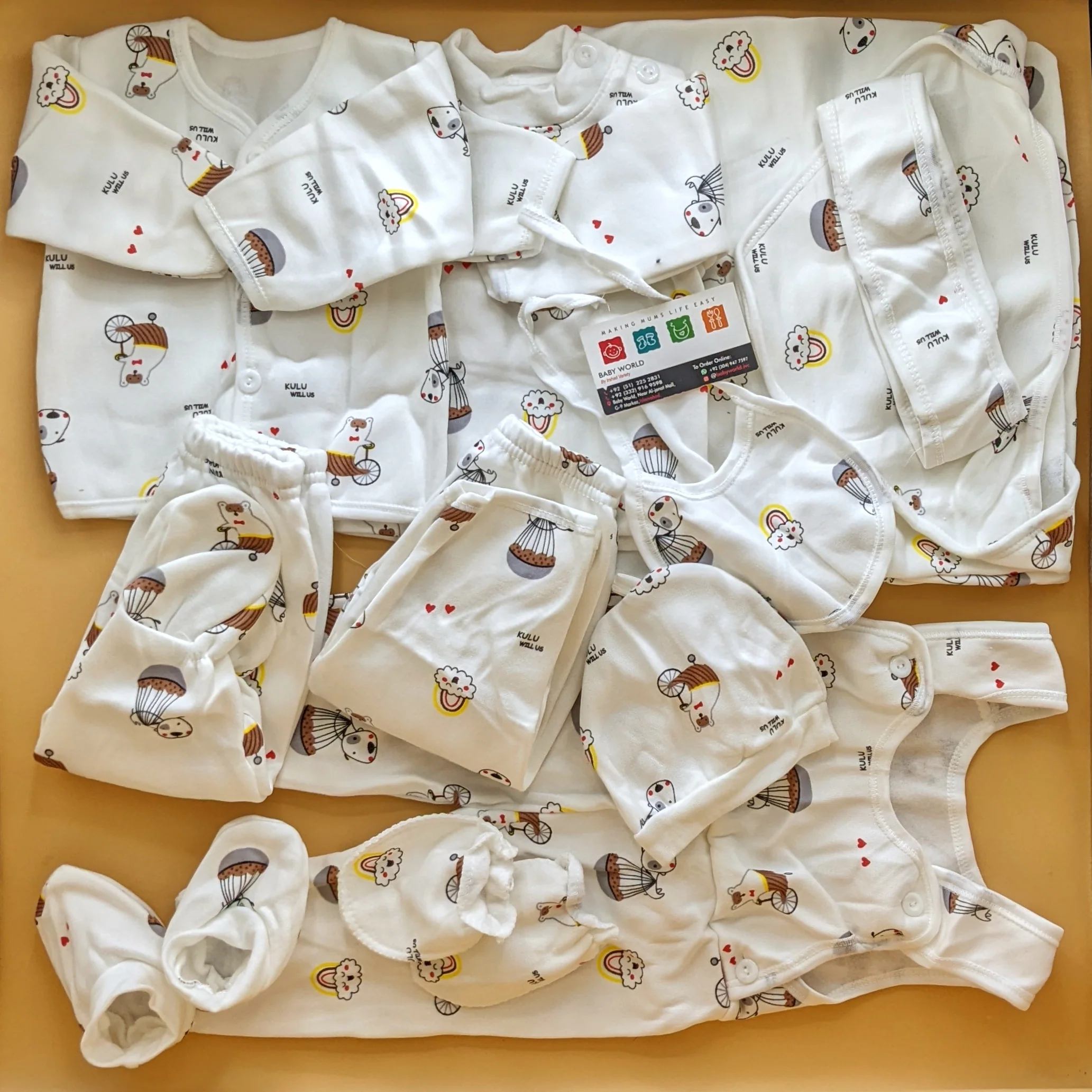 11 Pieces Suit Set - Winter - Fire Balloon - Image 4