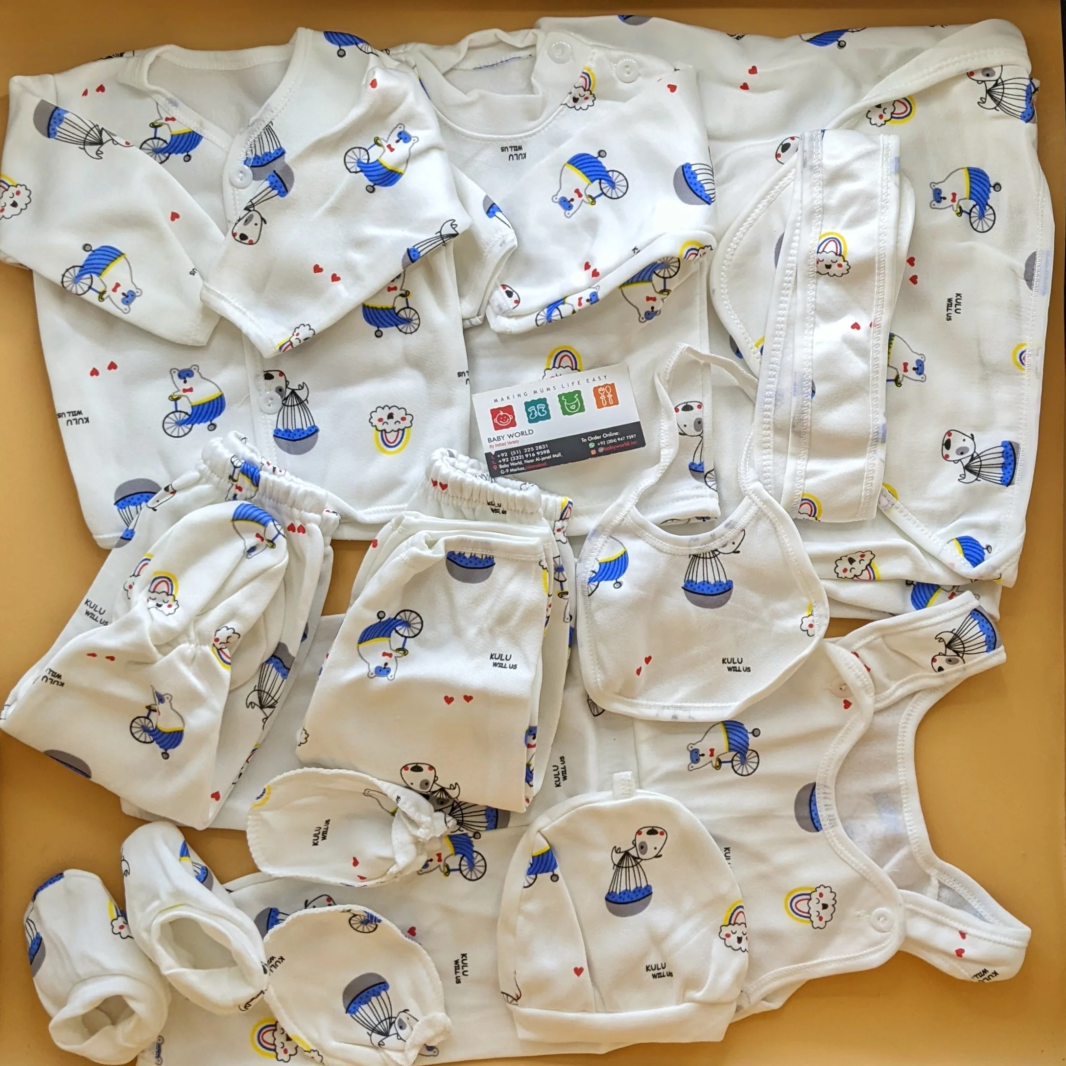 11 Pieces Suit Set - Winter - Fire Balloon - Image 6