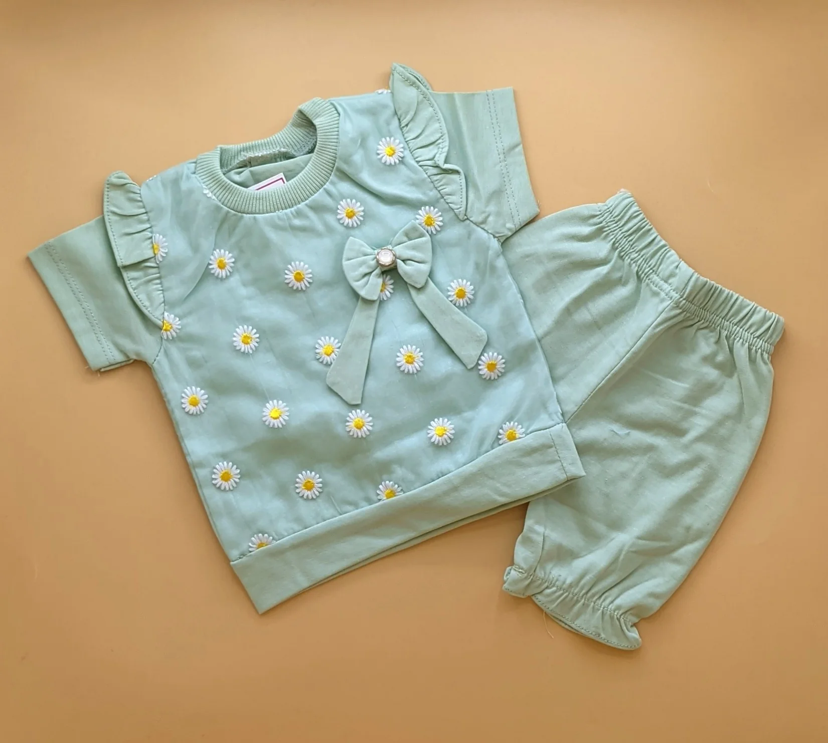 Baby Co-Ord Set - Sun Flowers - Image 4