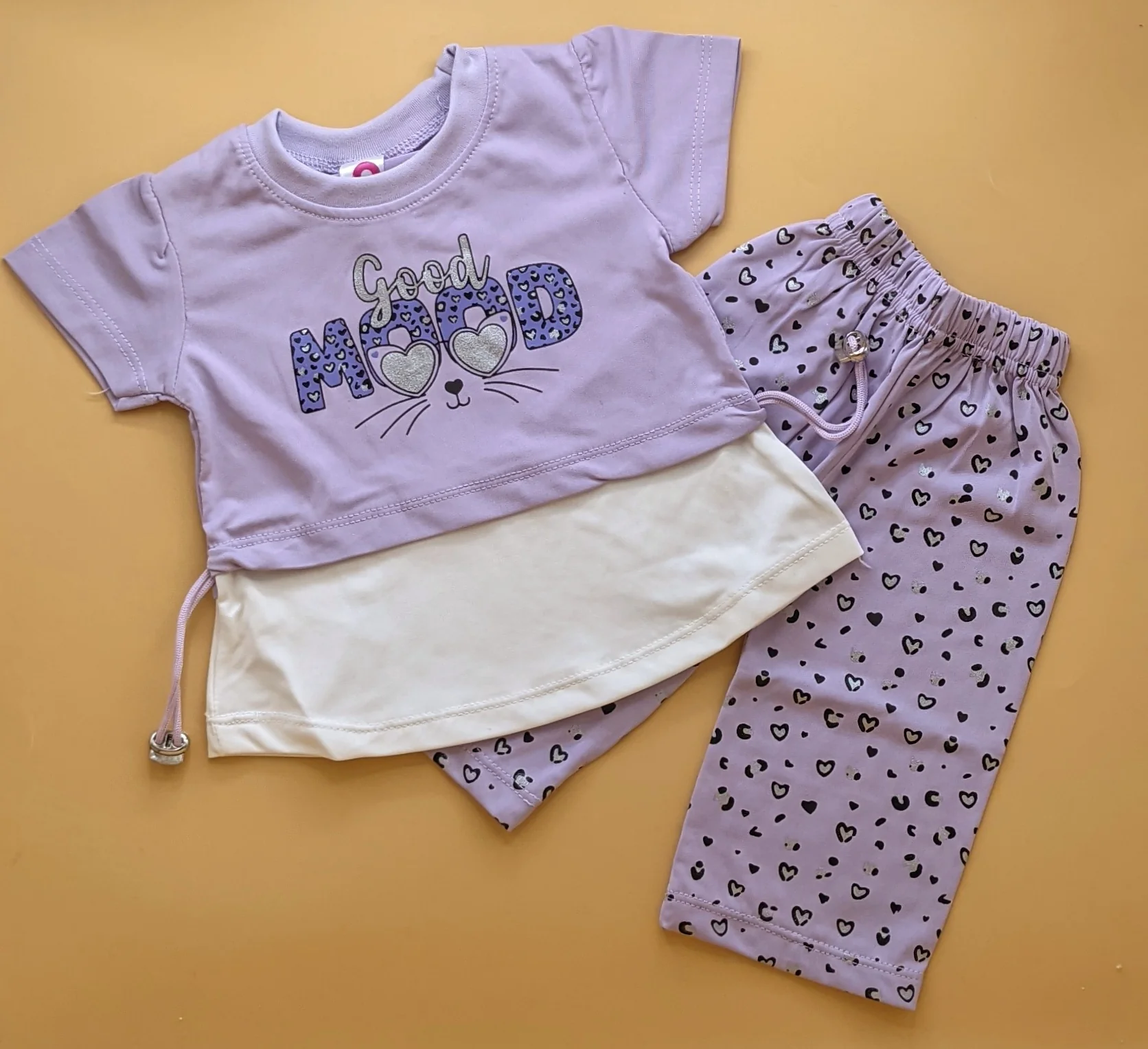 2 Piece Baby Suit - Good Mood - Image 4
