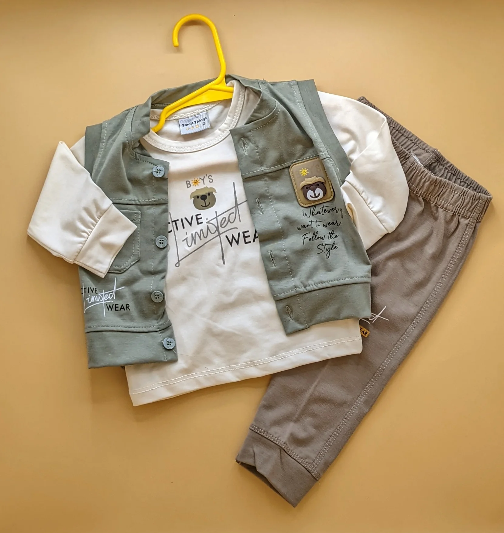 3 Piece Baby Suit - Follow the Style - Image 4