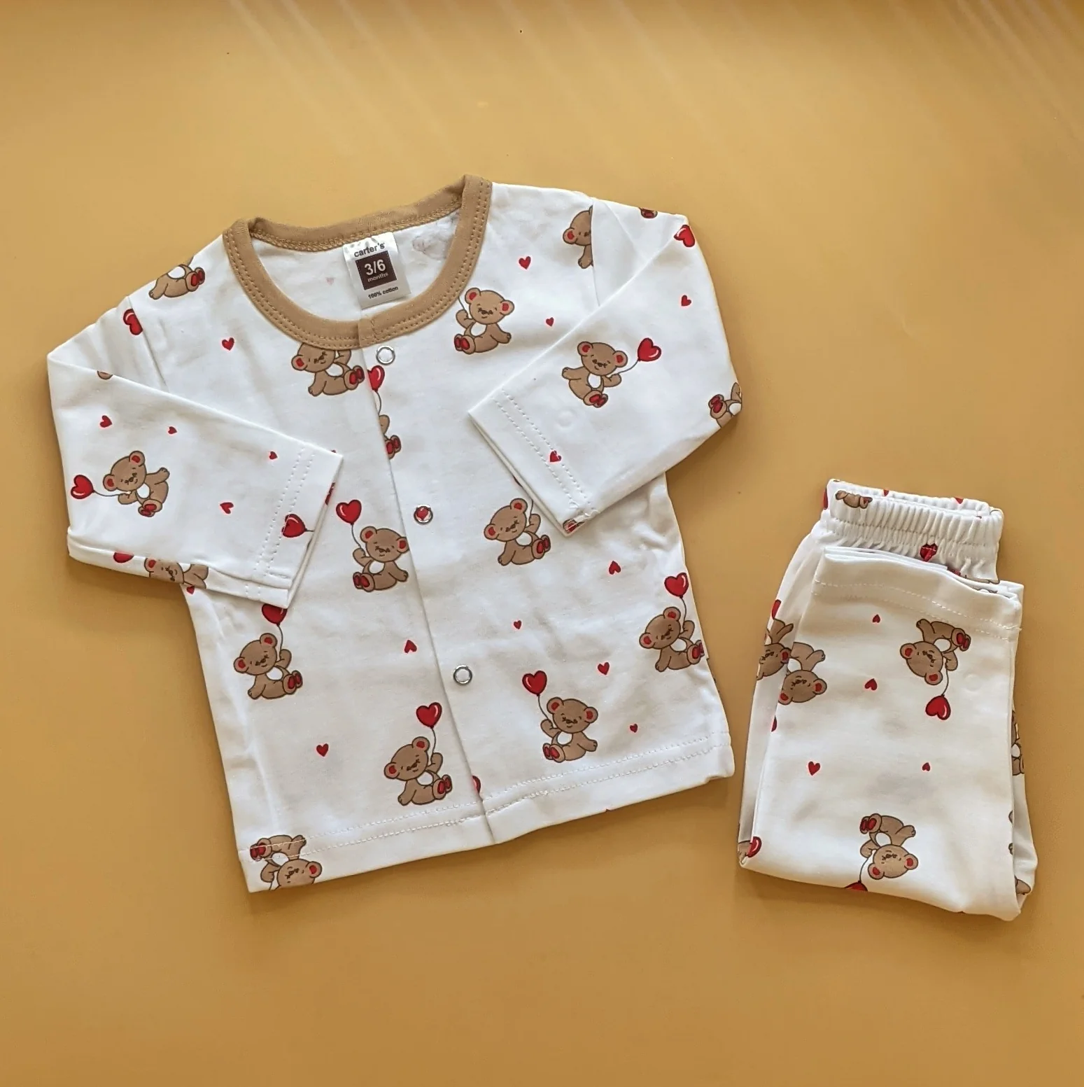 2 Pieces Suit - Bear/Heart