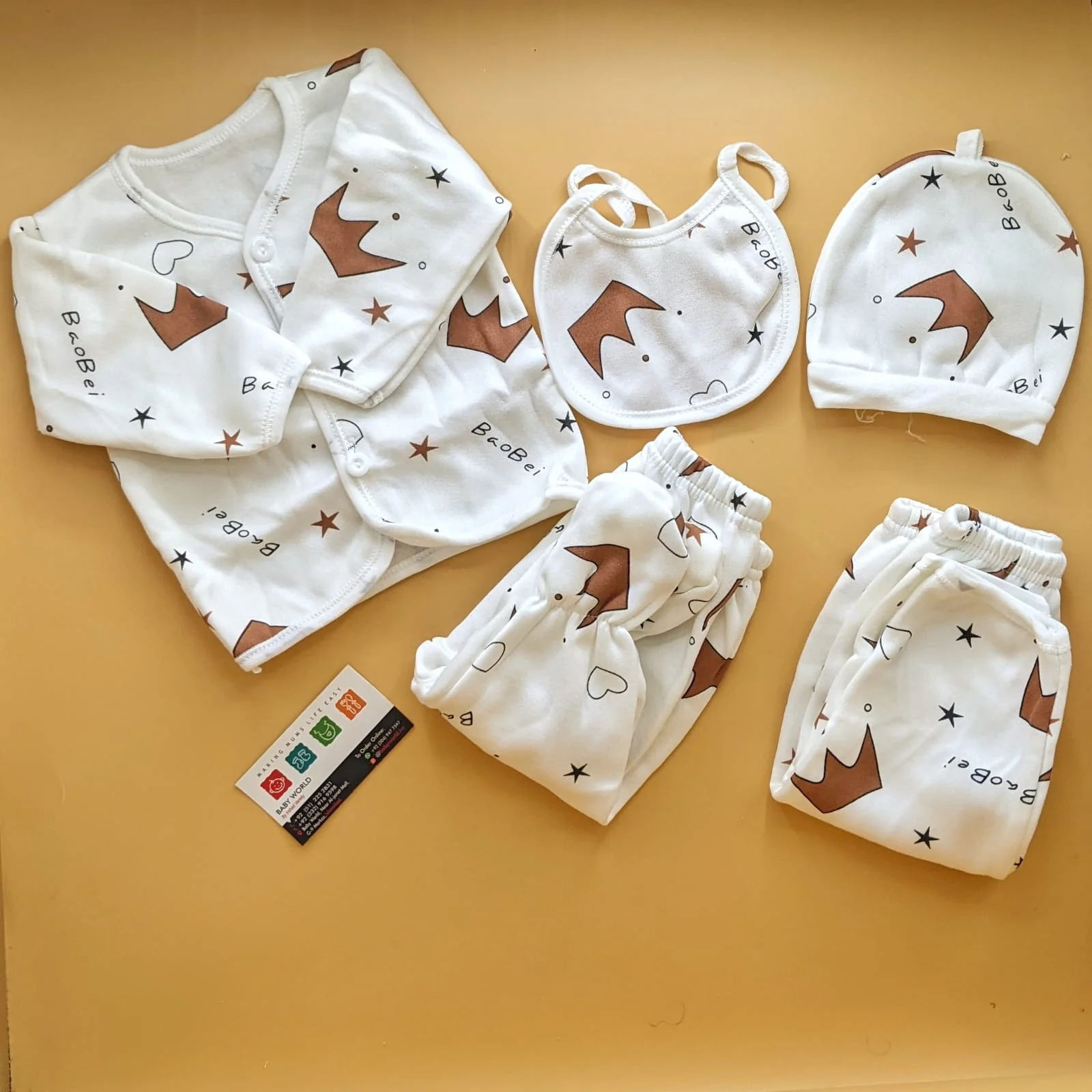5 Pieces Suit Set - Winter - Crown - Image 4