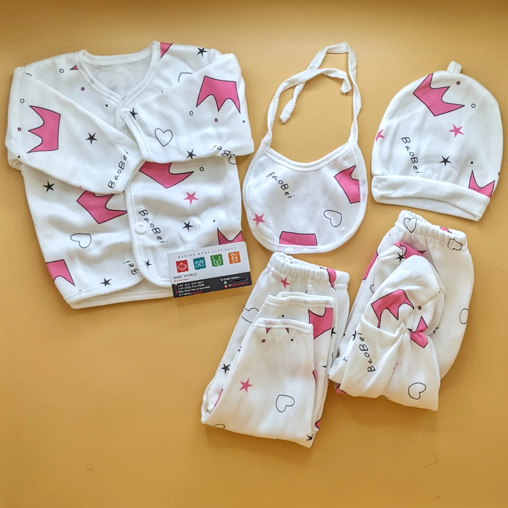 5 Pieces Suit Set - Winter - Crown - Image 6