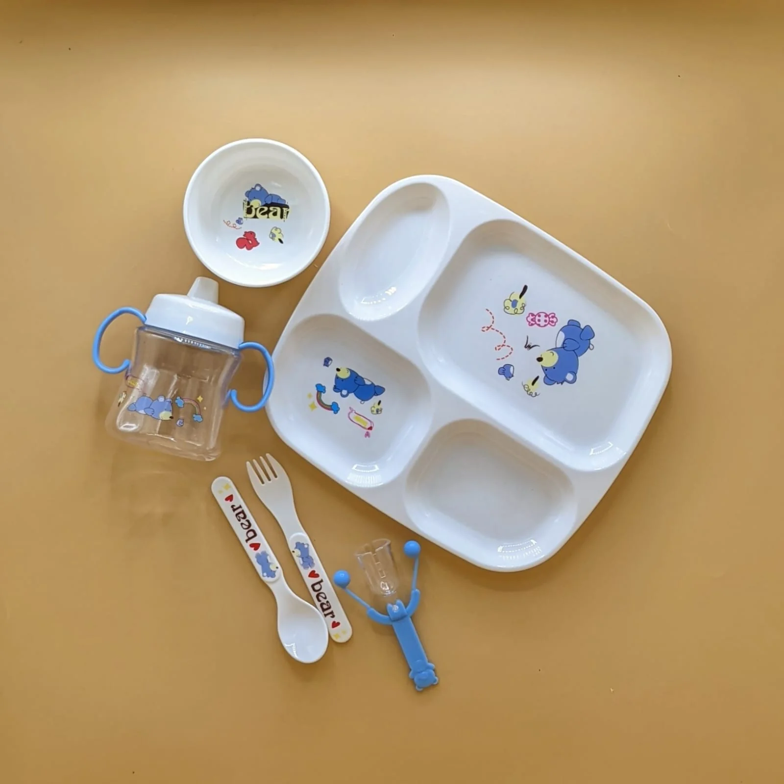 6 Pieces Feeding Set - Bear 🐻❄️ - Image 2