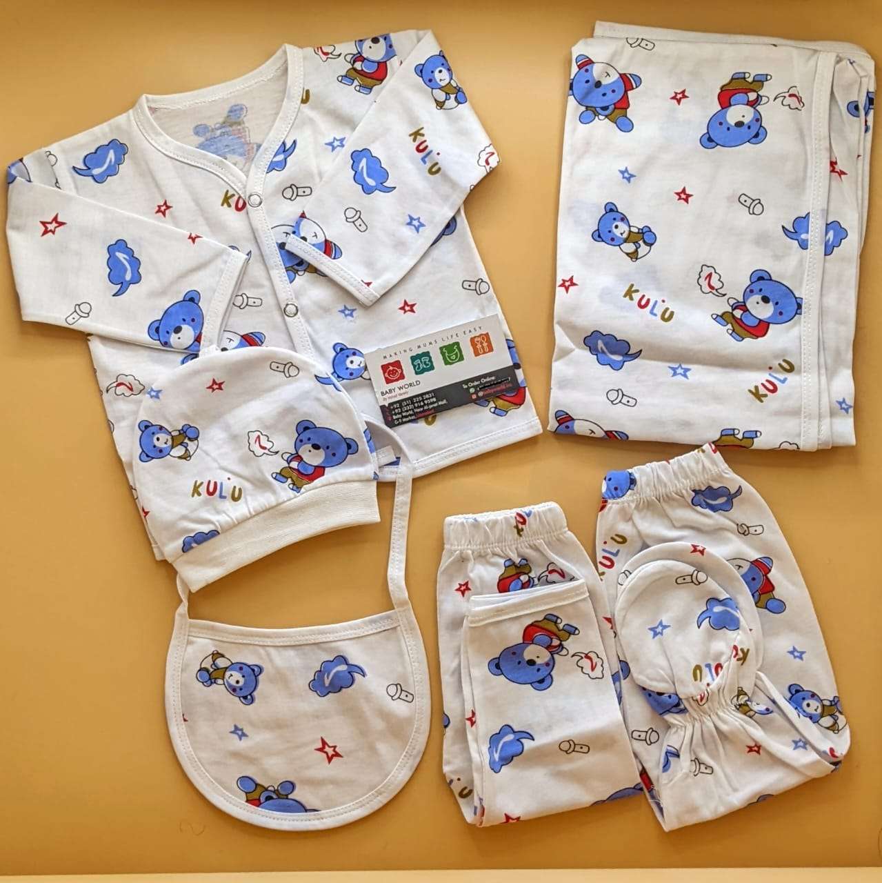 6 Pieces Starter/Suit Set - Kulu Bear - Image 5