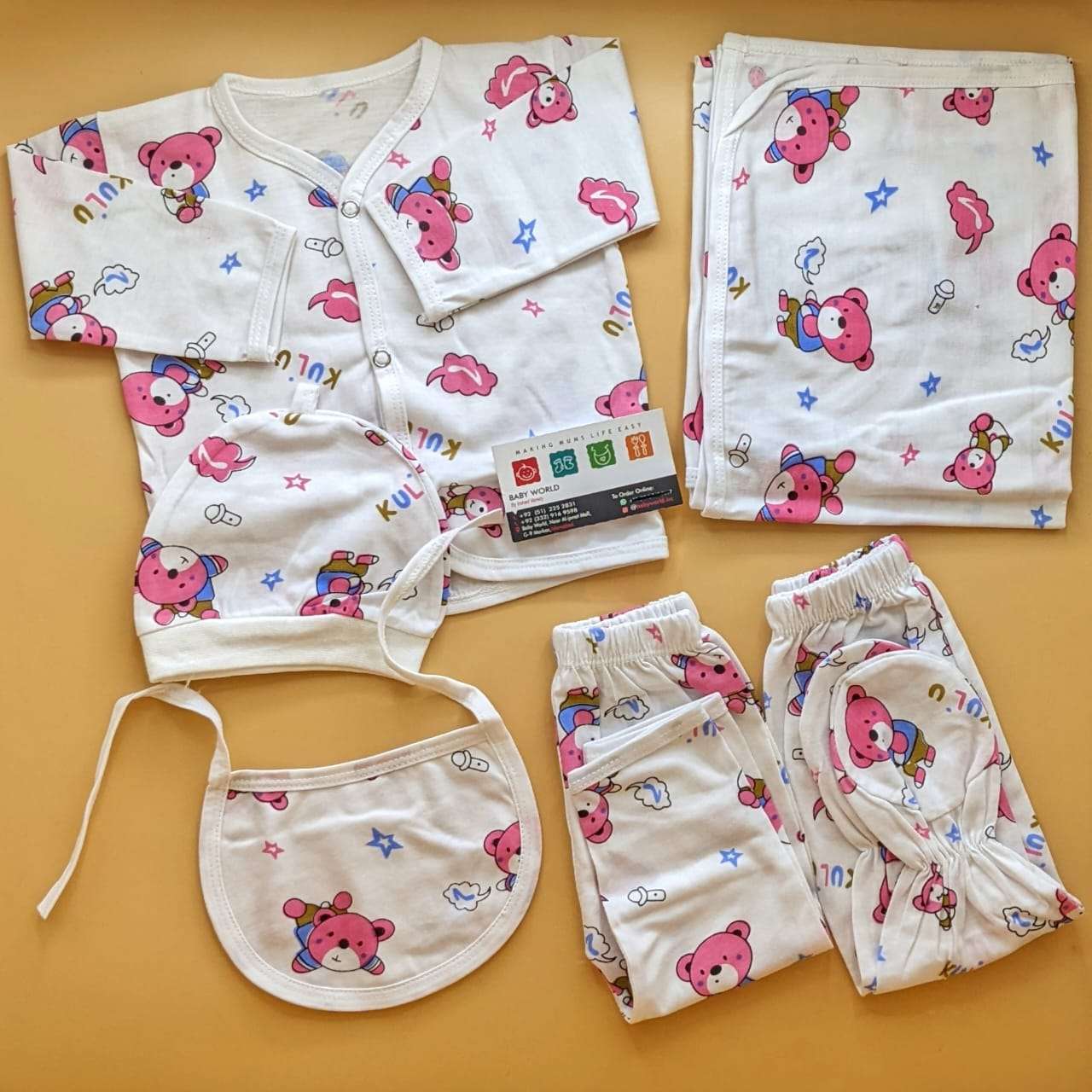 6 Pieces Starter/Suit Set - Kulu Bear - Image 6