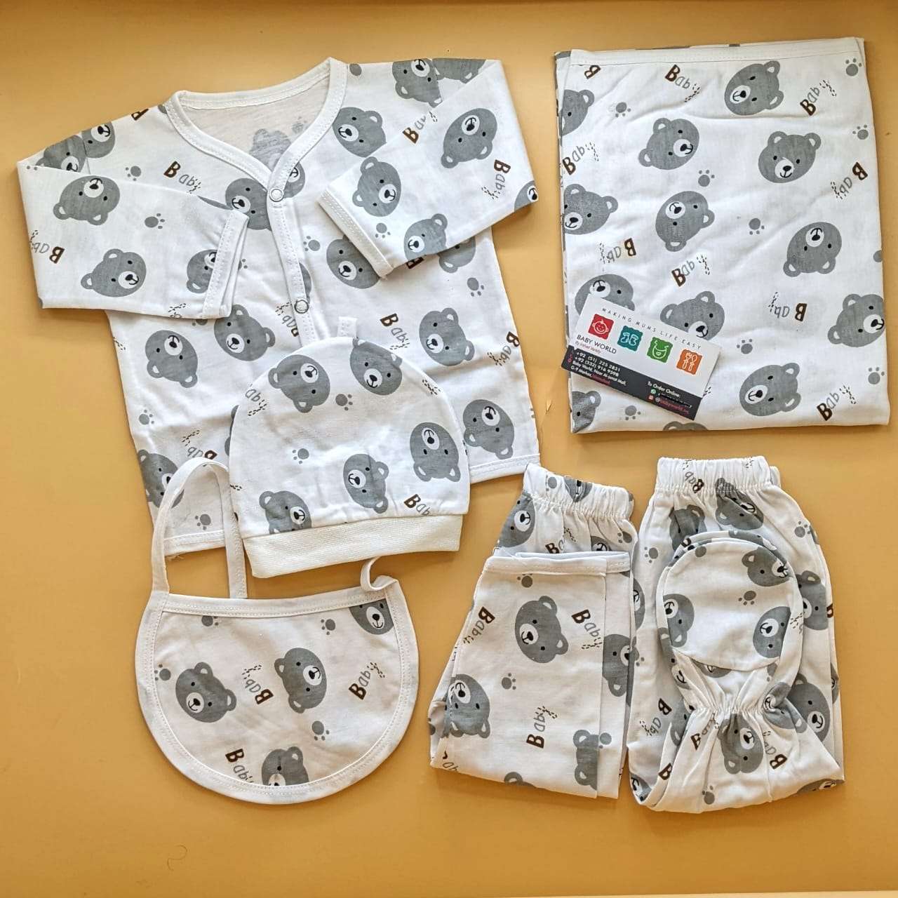 6 Pieces Starter/Suit Set - Bear 🐻 - Image 4