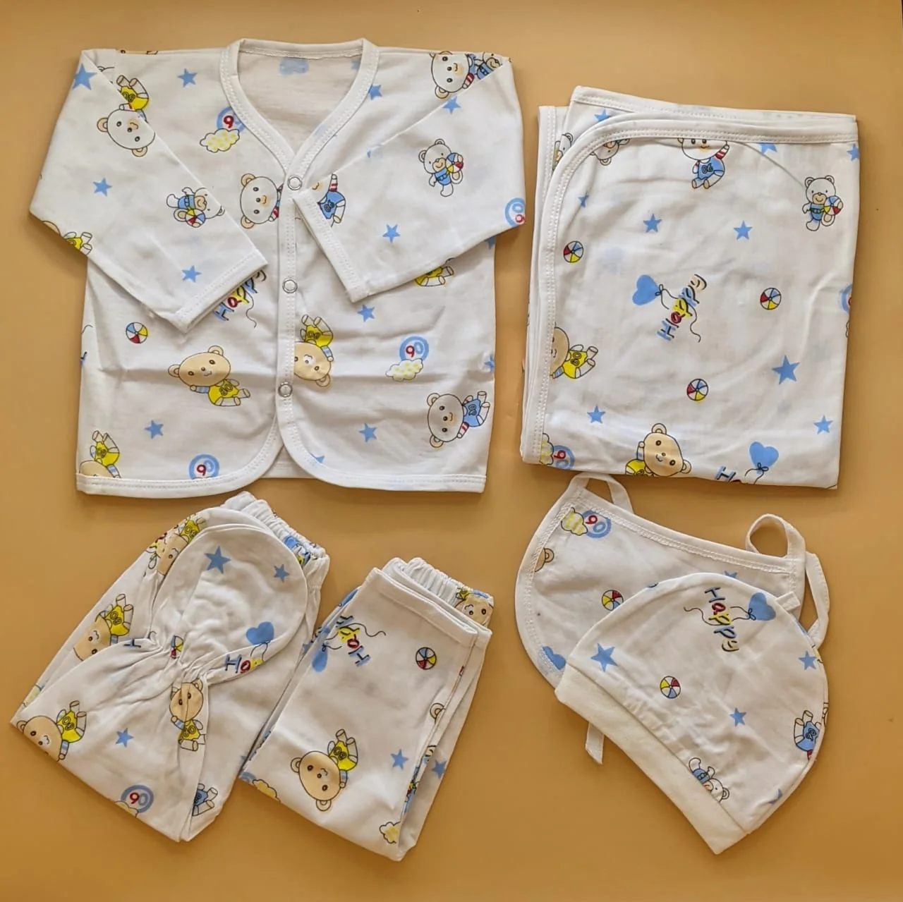 6 Pieces Starter/Suit Set - Bear/Star ⭐ - Image 4