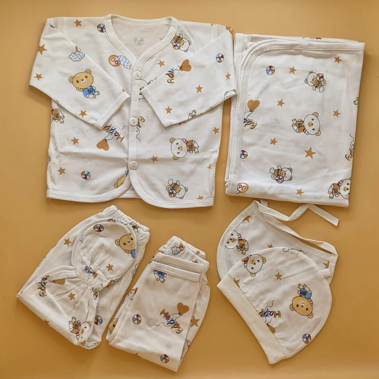 6 Pieces Starter/Suit Set - Bear/Star ⭐ - Image 5