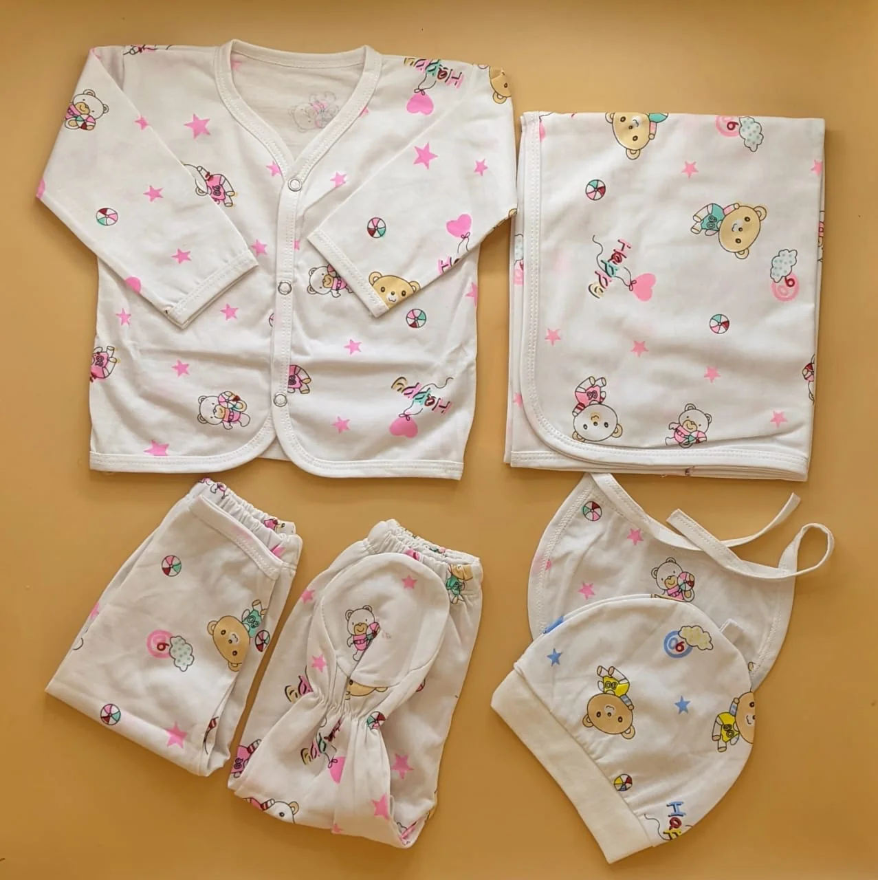 6 Pieces Starter/Suit Set - Bear/Star ⭐ - Image 6