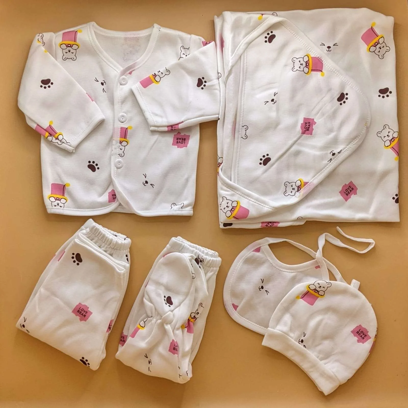 6 Pieces Starter/Suit Set - Magic Cap/Bear - Winter - Image 5