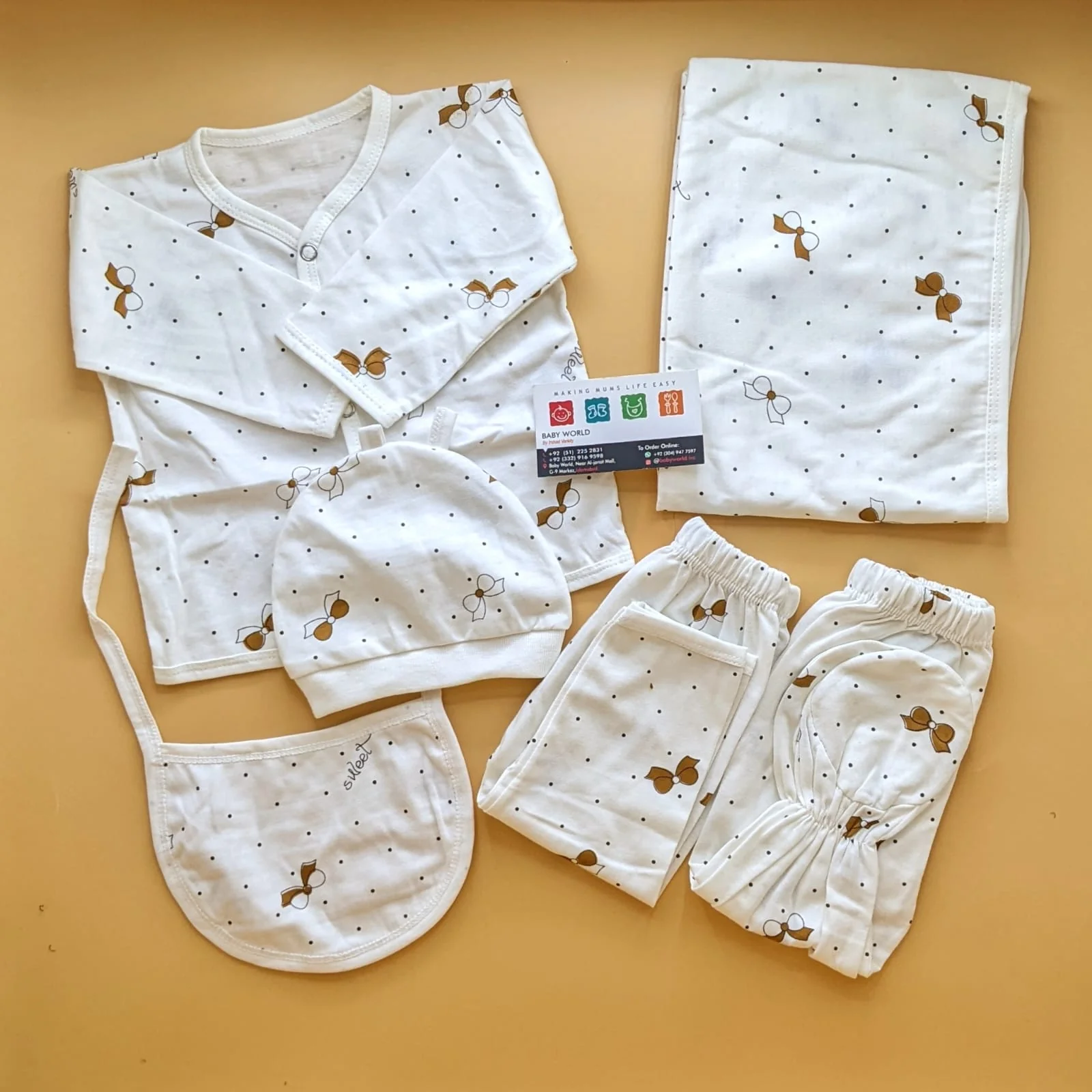 6 Pieces Starter/Suit Set - Bow - Image 4