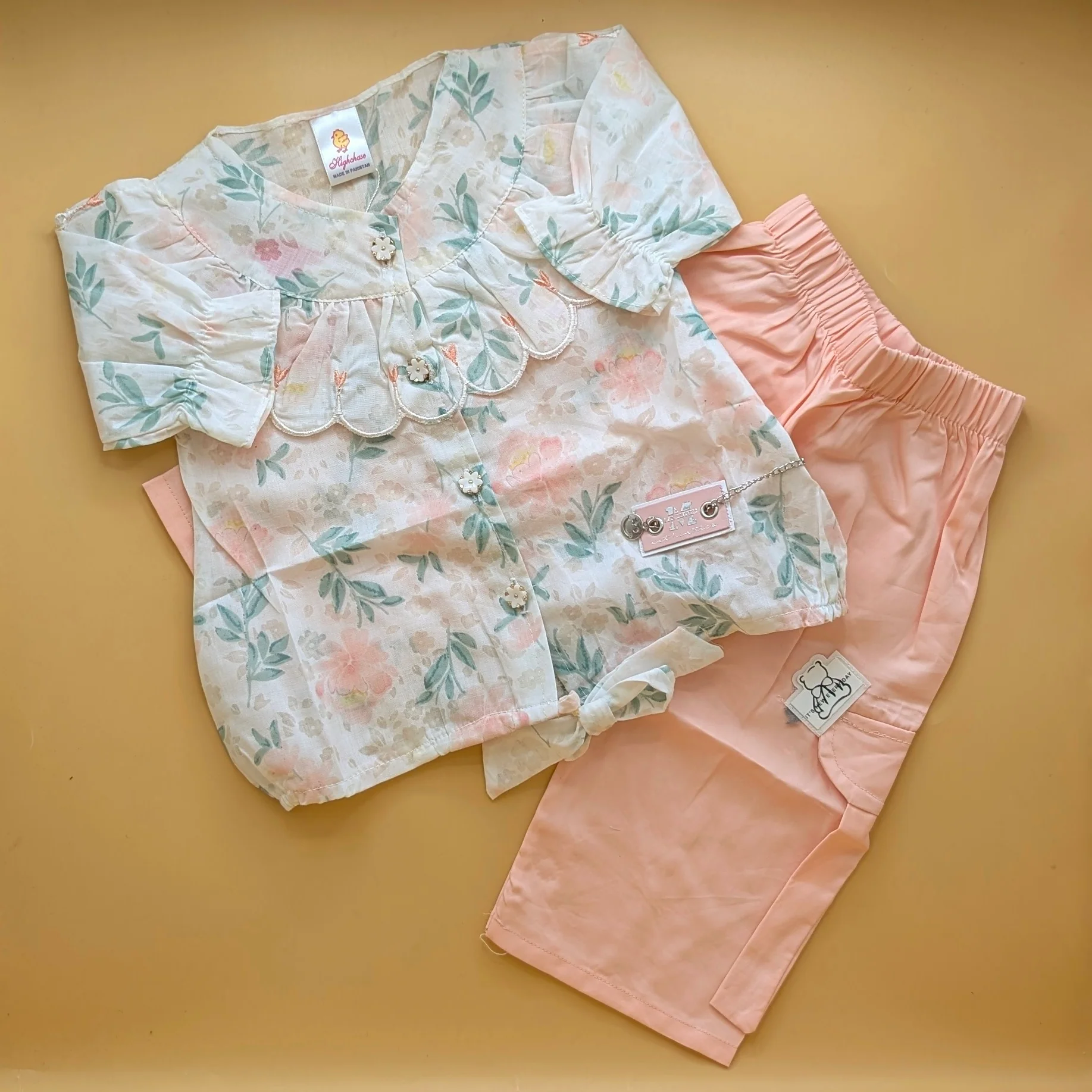 Baby Frock with Pant - Floral 🌺 - Image 12
