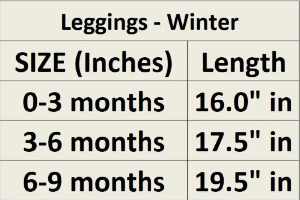 Baby Leggings - Winter - Image 8