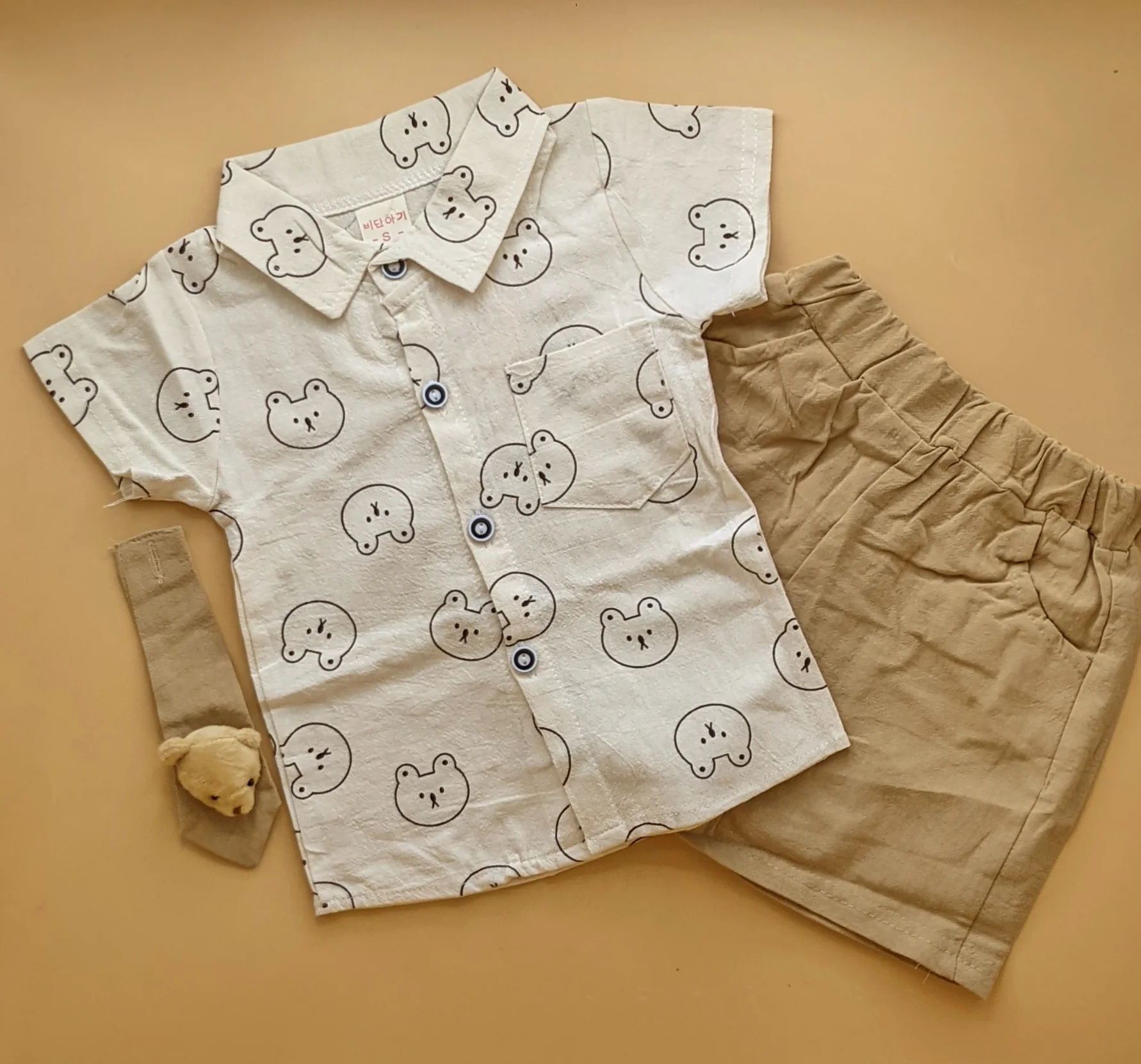 Baby Relaxed Fit Co-Ord Set - Bear 🐻 - Image 2
