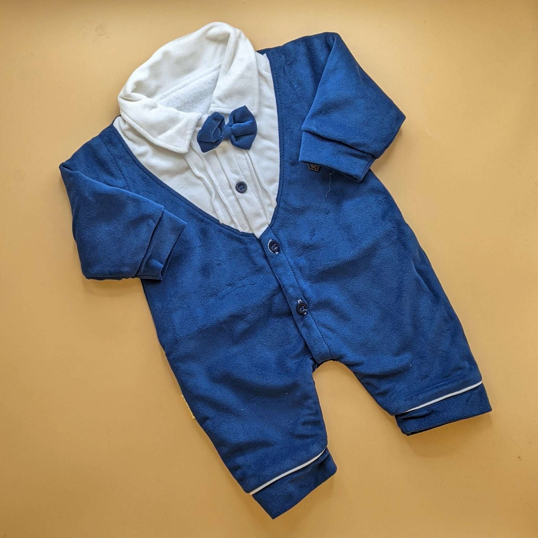 Baby Romper - Winter - Bow - Image 3