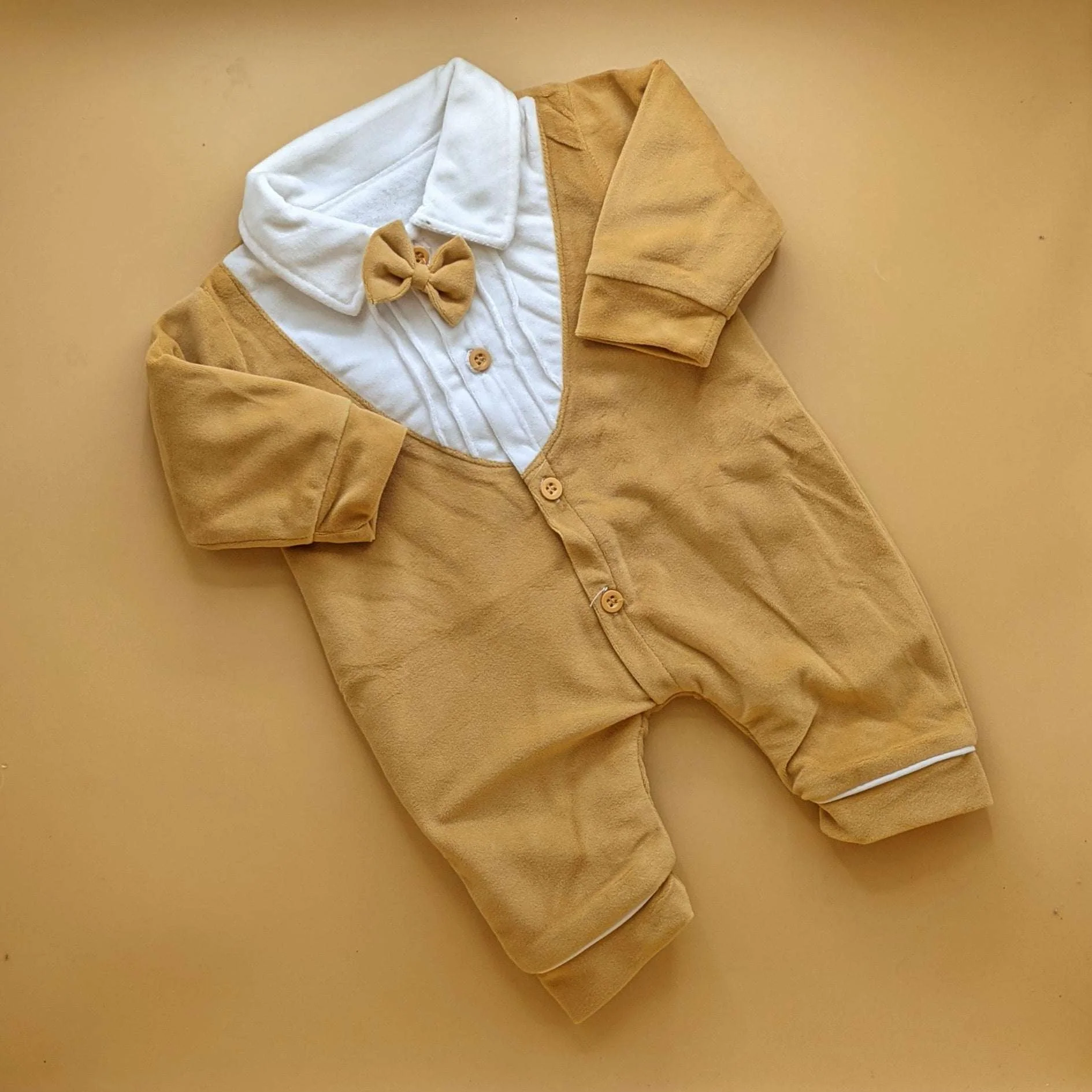 Baby Romper - Winter - Bow - Image 4
