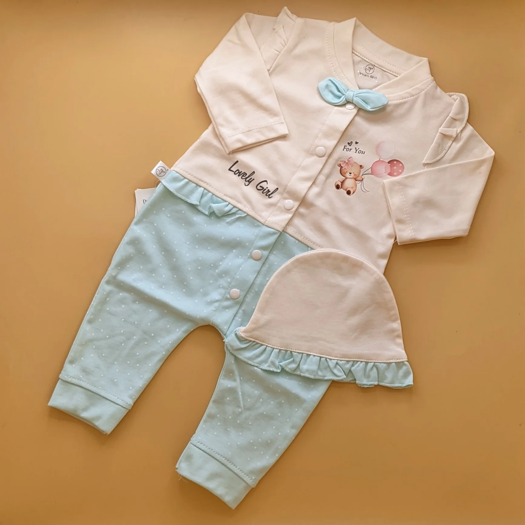 Baby Romper with Cap - Bear/Balloon 🎈 - Image 5
