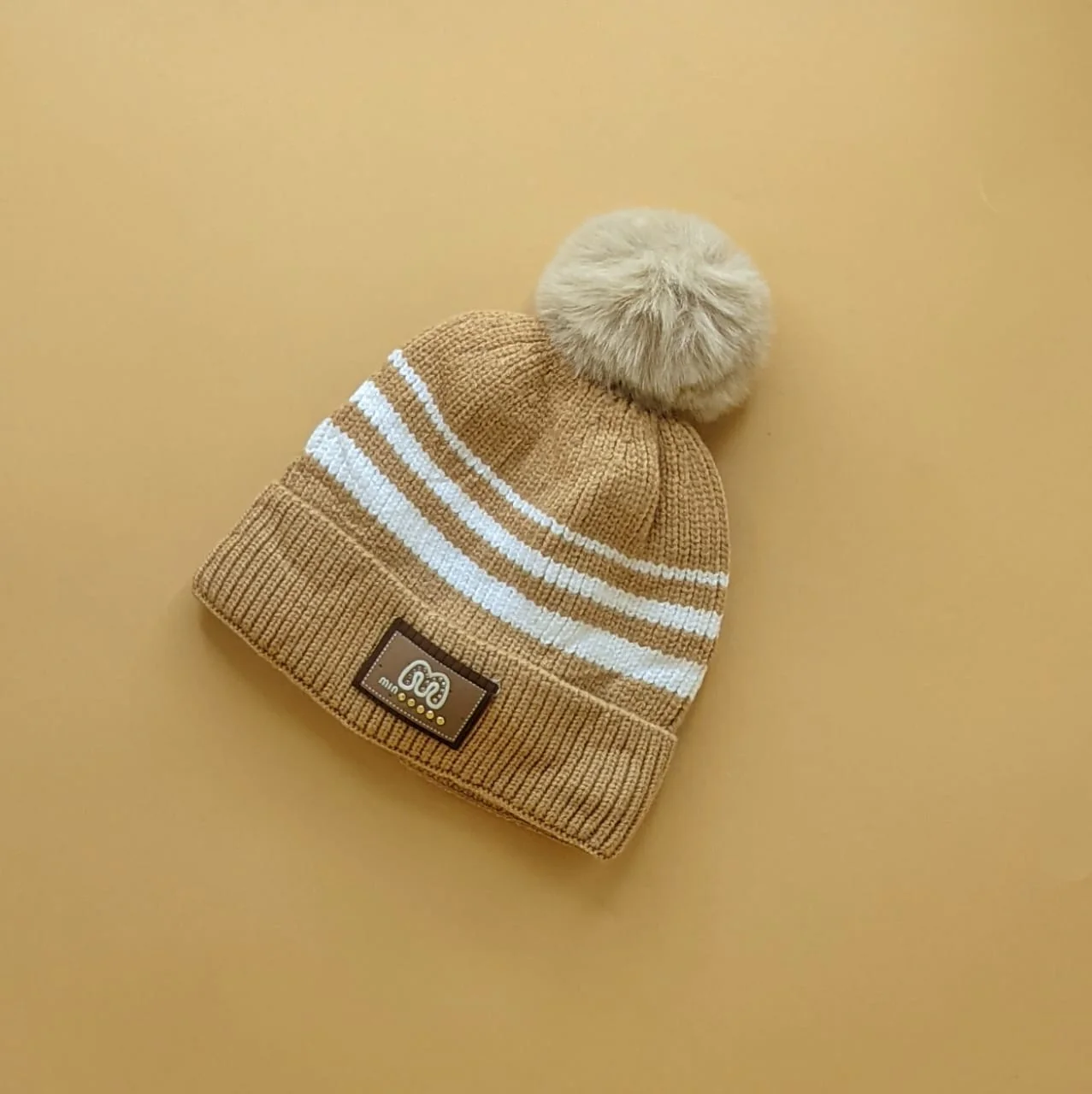 Baby Wool Cap - Lines - Winter - Image 3