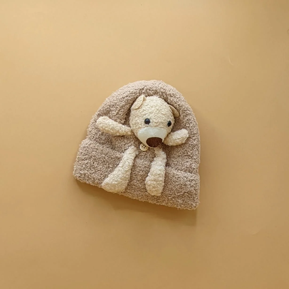 Baby Wool Cap - Teddy Bear 🧸 - Winter - Image 11
