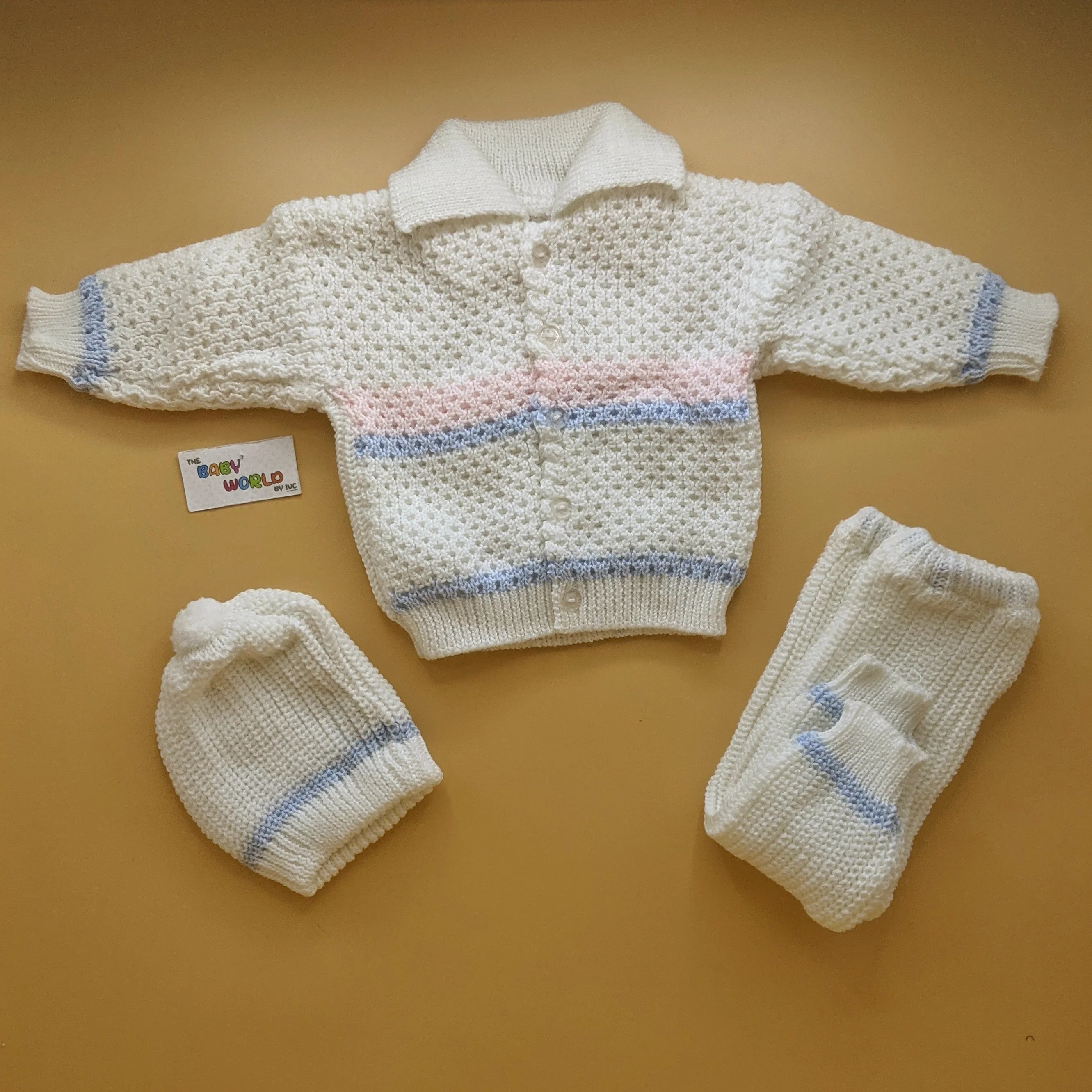 Baby Woolen Knitted Suit - Winter - Image 14
