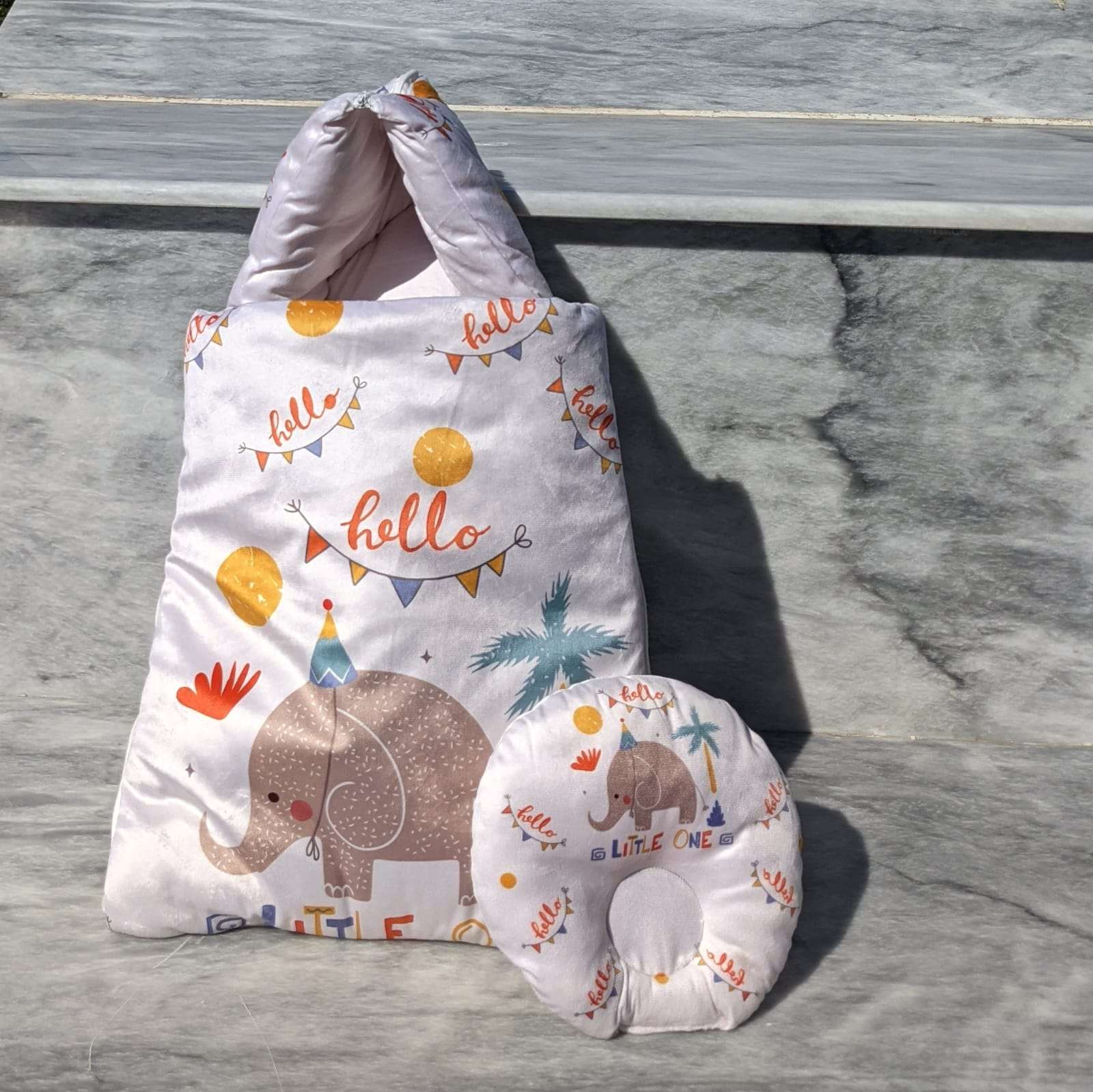 Carry Nest with Pillow - Hello Elephant 🐘 - Image 4