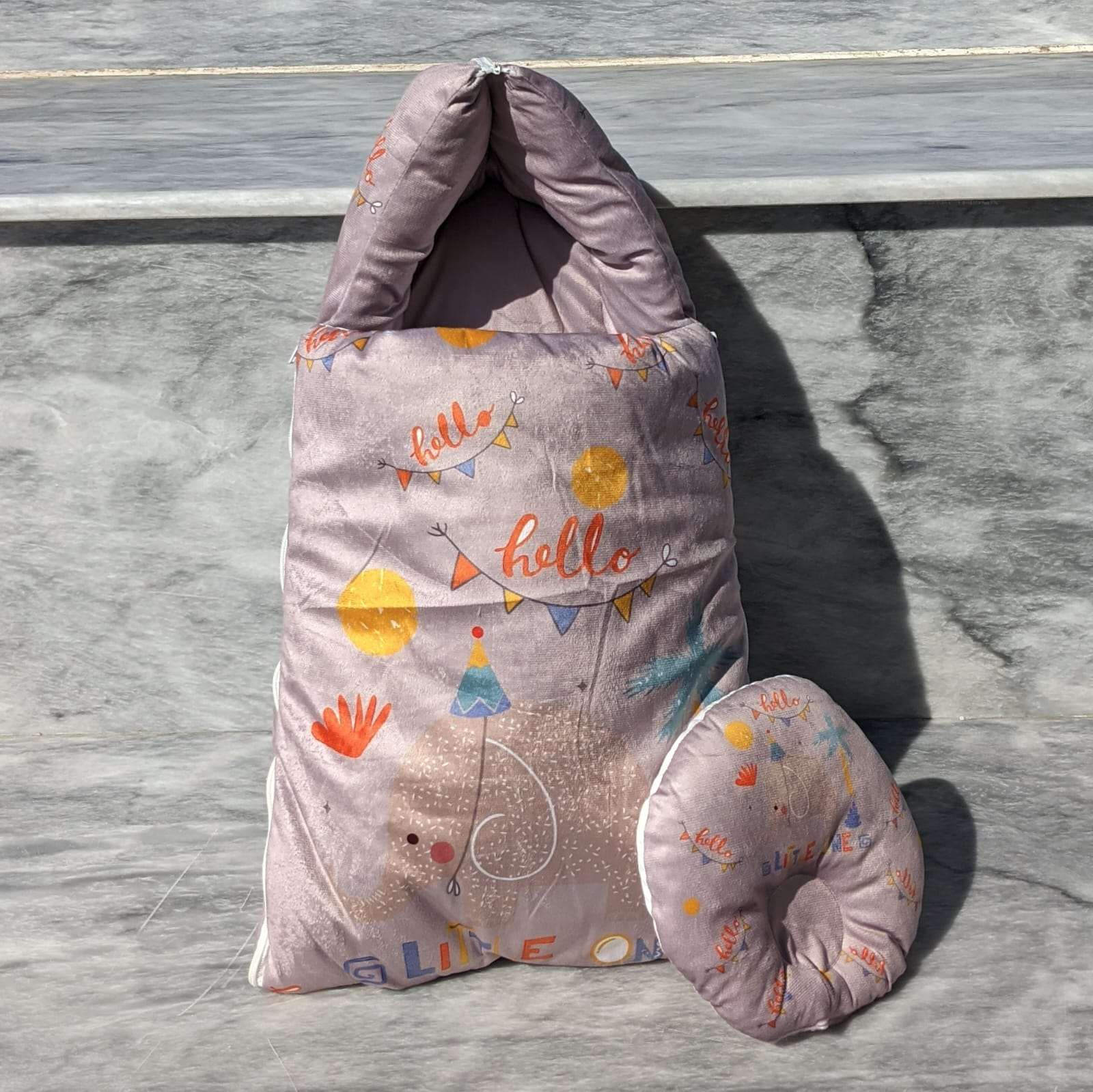 Carry Nest with Pillow - Hello Elephant 🐘 - Image 6
