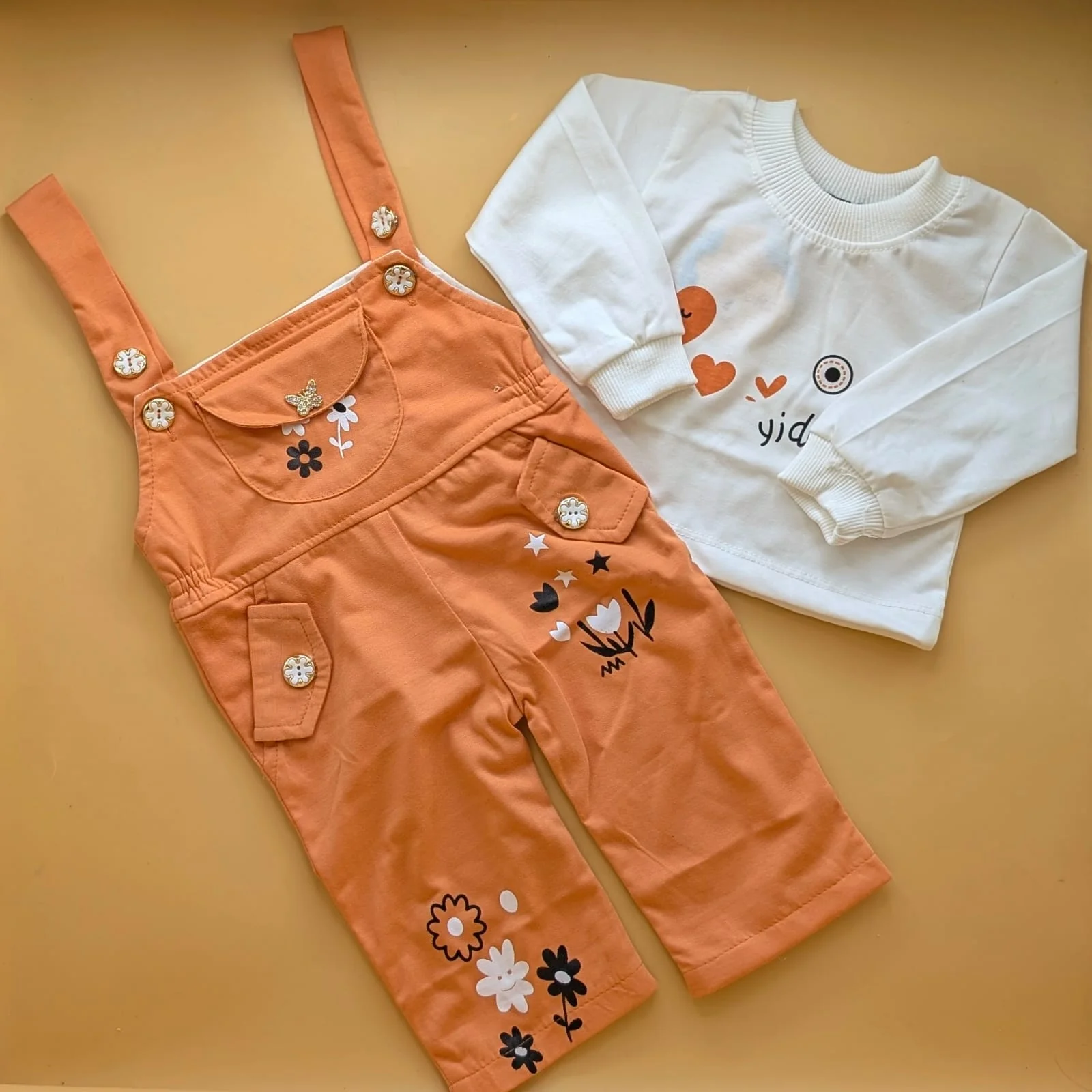 Jumpsuit/Romper - Floral/Hearts - Image 6
