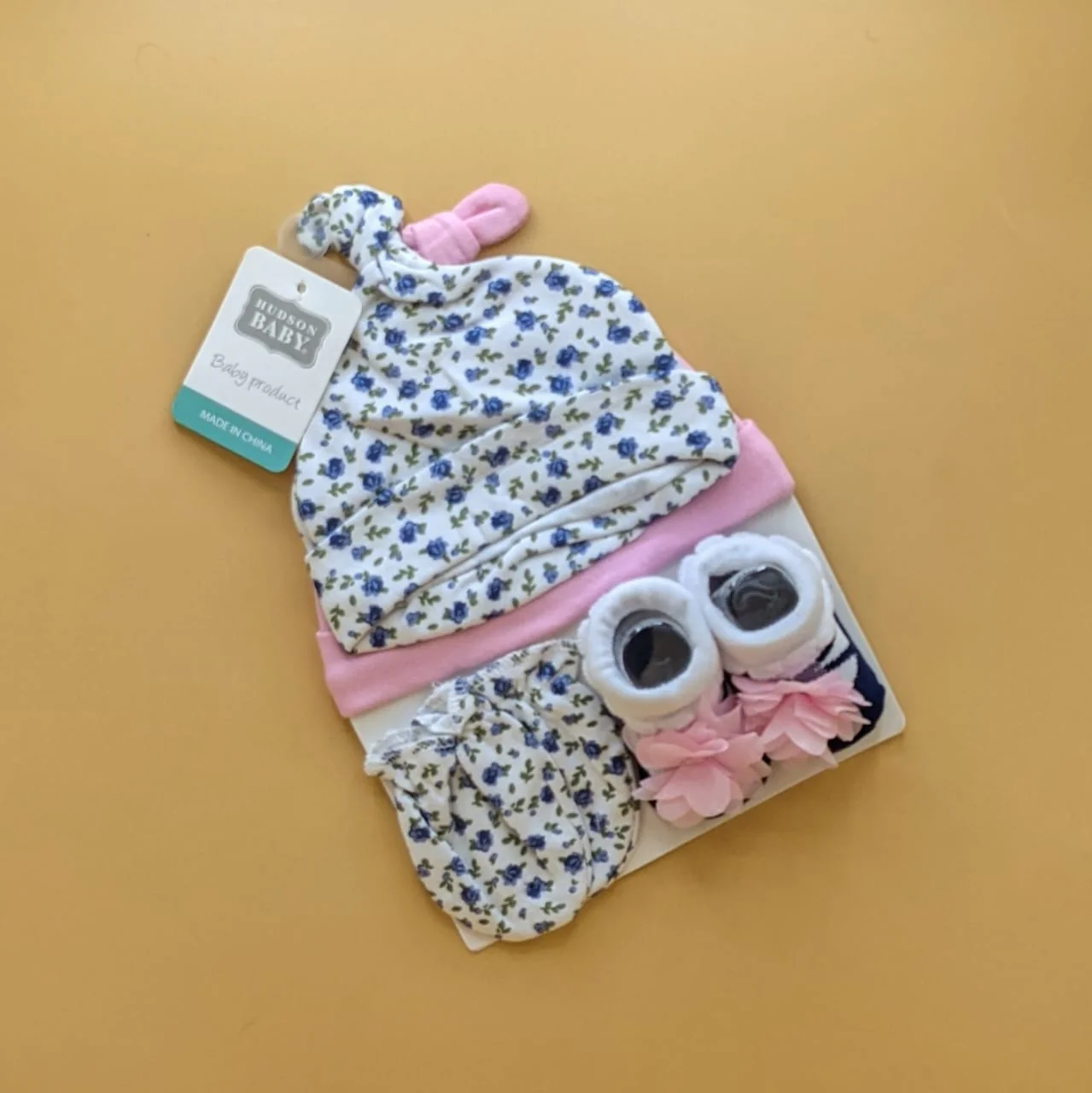 Pack of 2 Caps, Mittens & Booties Set - Image 10