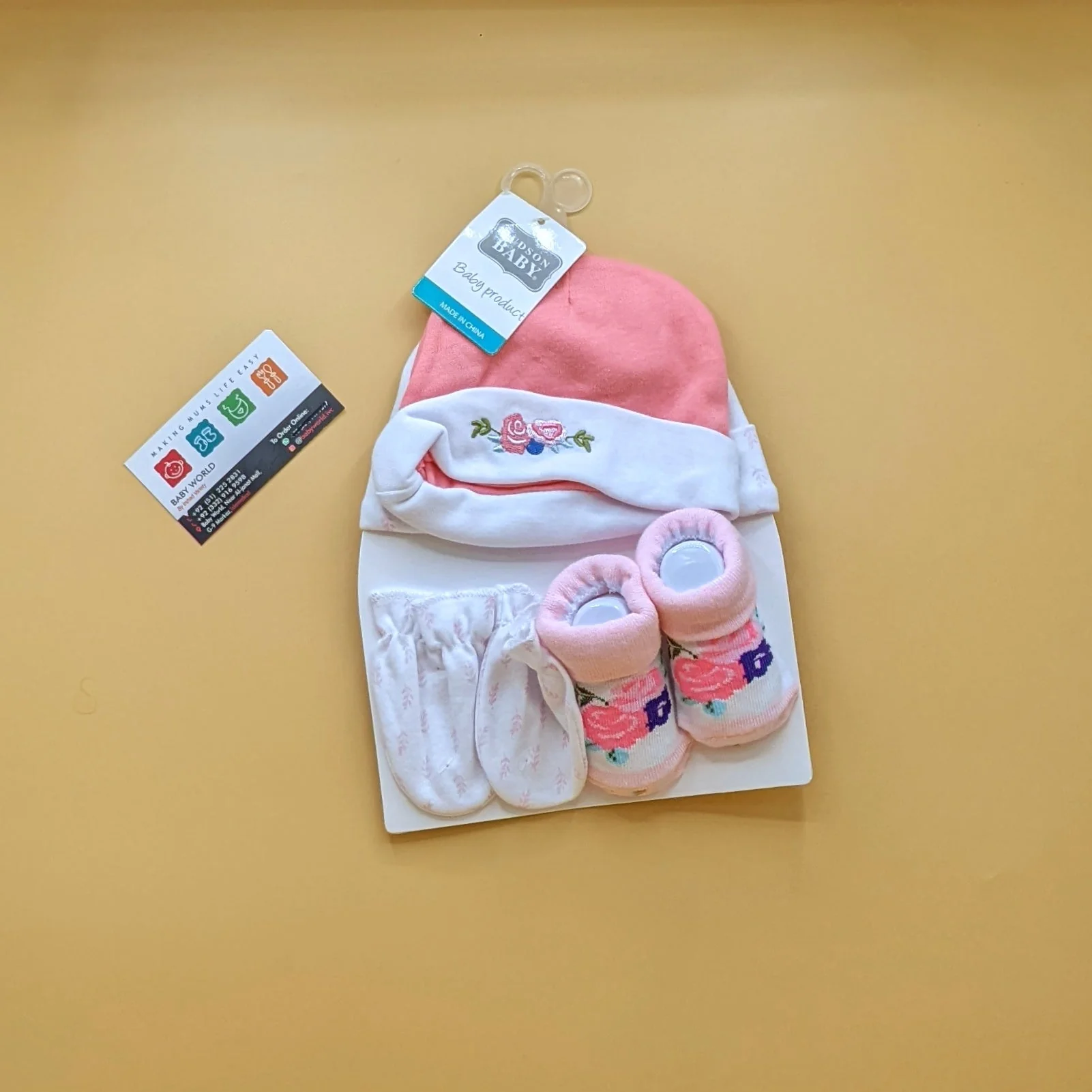 Pack of 2 Caps, Mittens & Booties Set - Image 13