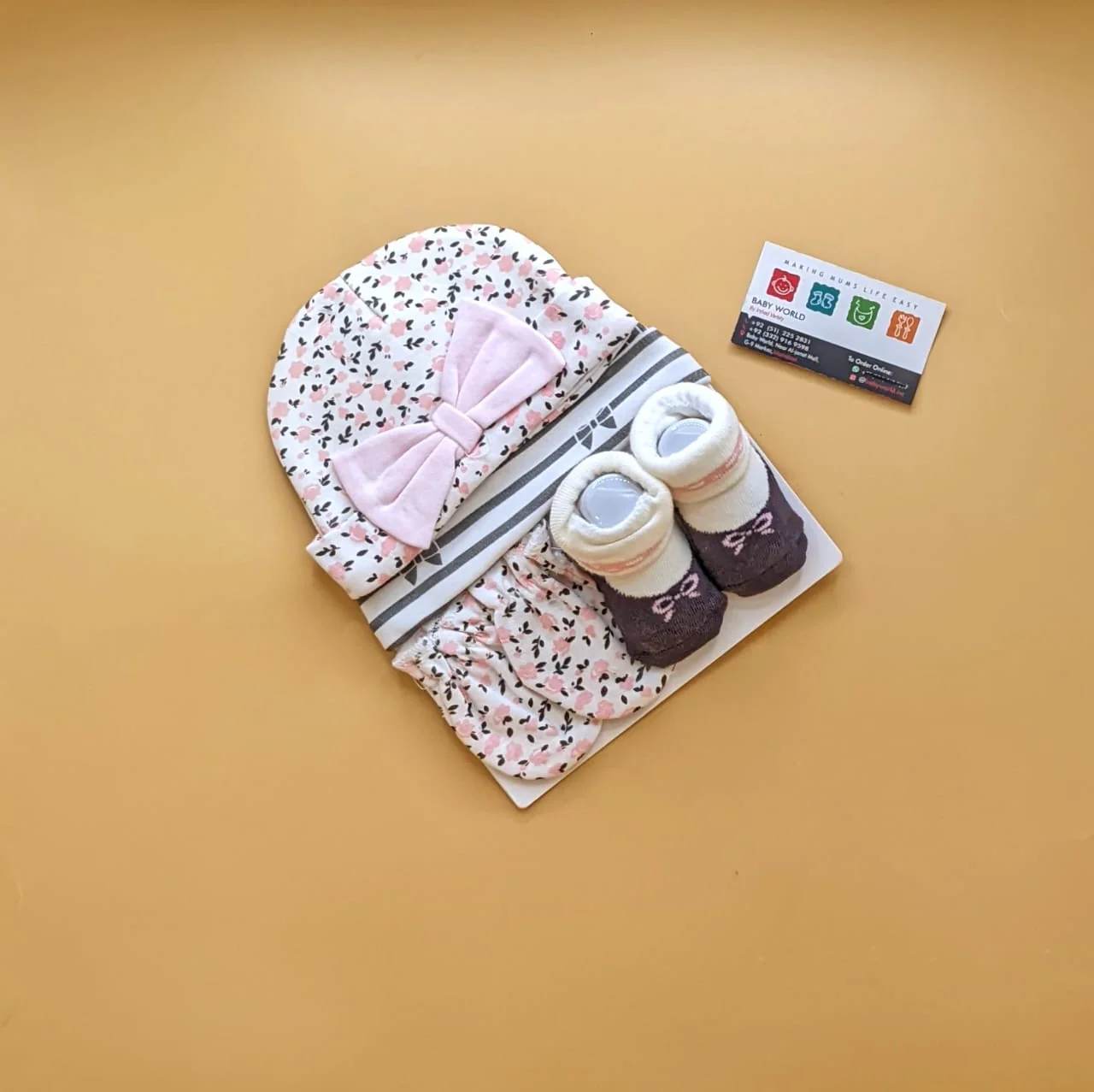 Pack of 2 Caps, Mittens & Booties Set - Image 14
