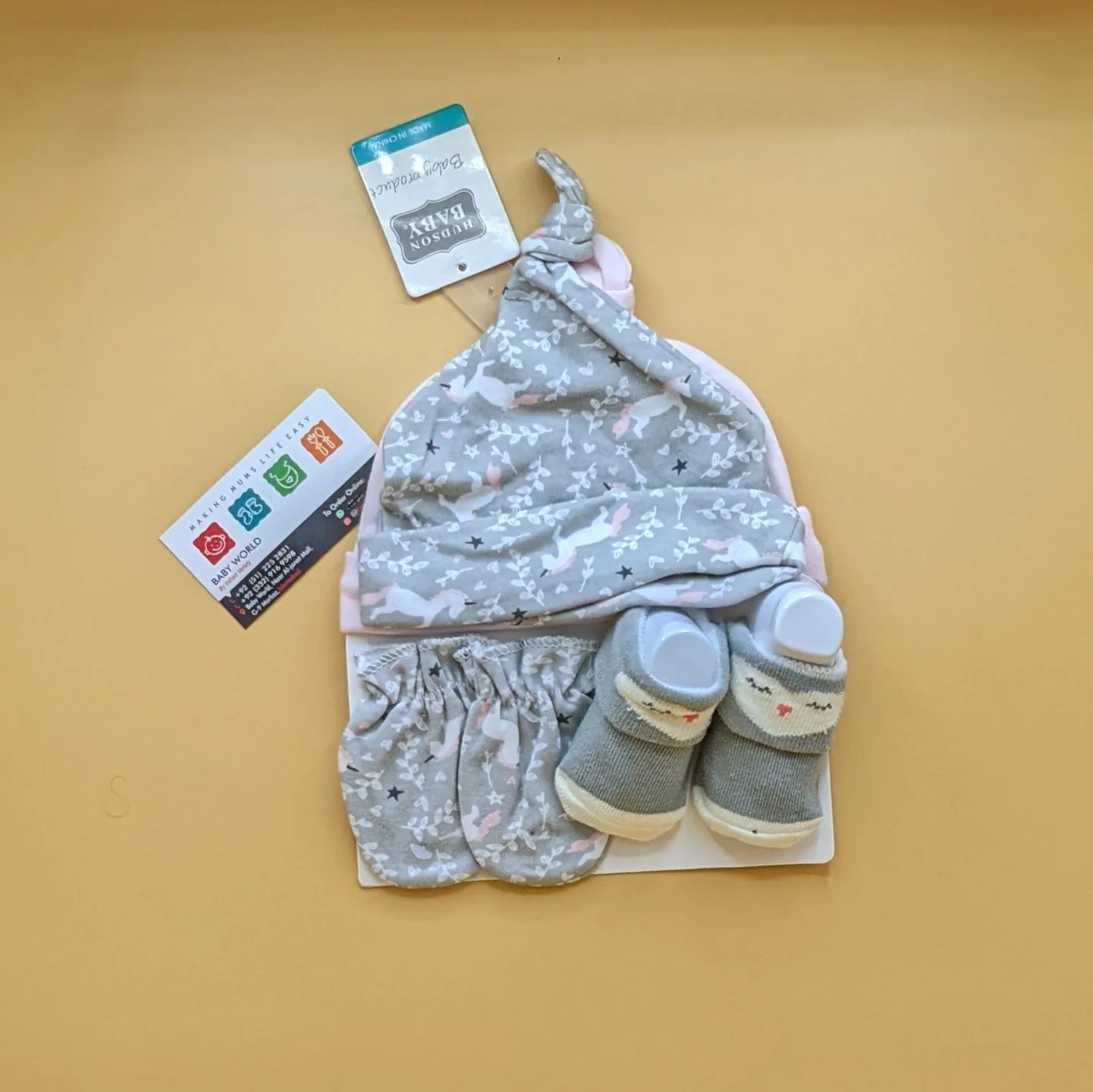 Pack of 2 Caps, Mittens & Booties Set - Image 16