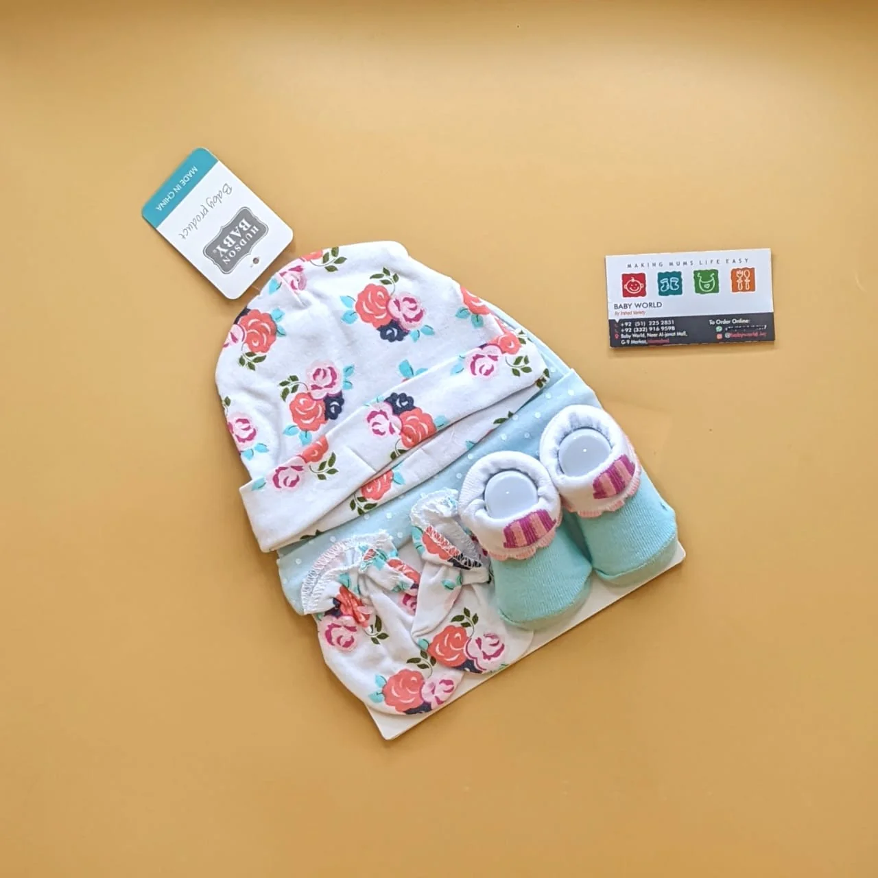 Pack of 2 Caps, Mittens & Booties Set - Image 17