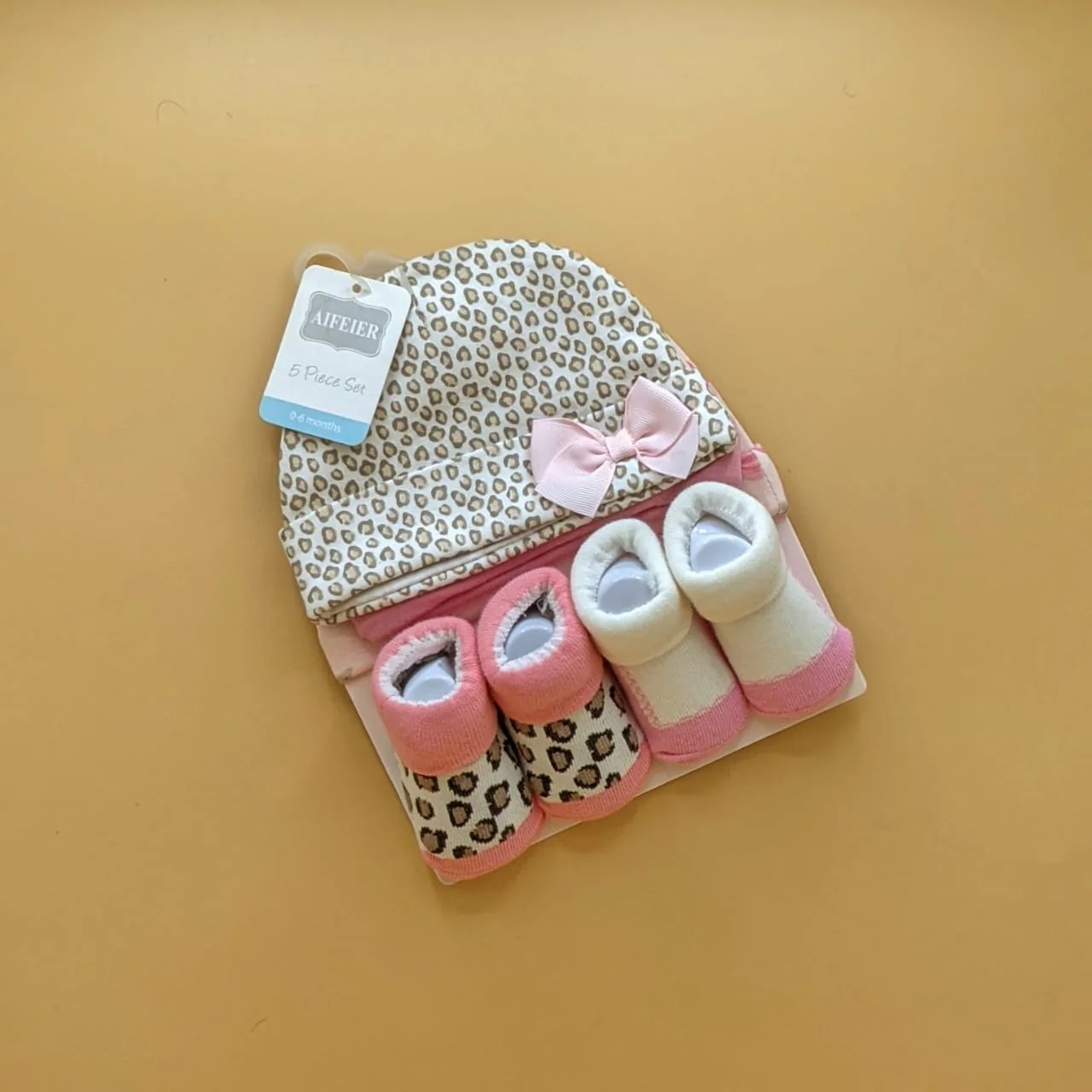 Pack of 2 Caps, Mittens & Booties Set - Image 9