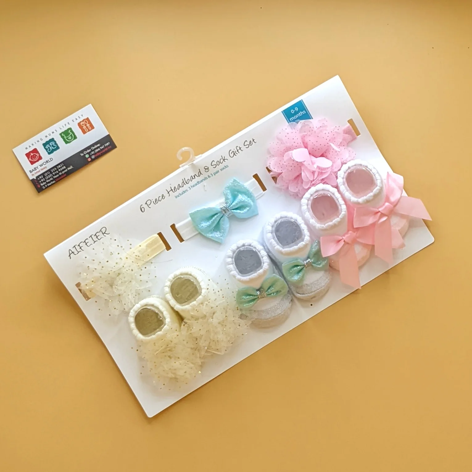 Pack of 3 Booties & Headbands Set - Image 2