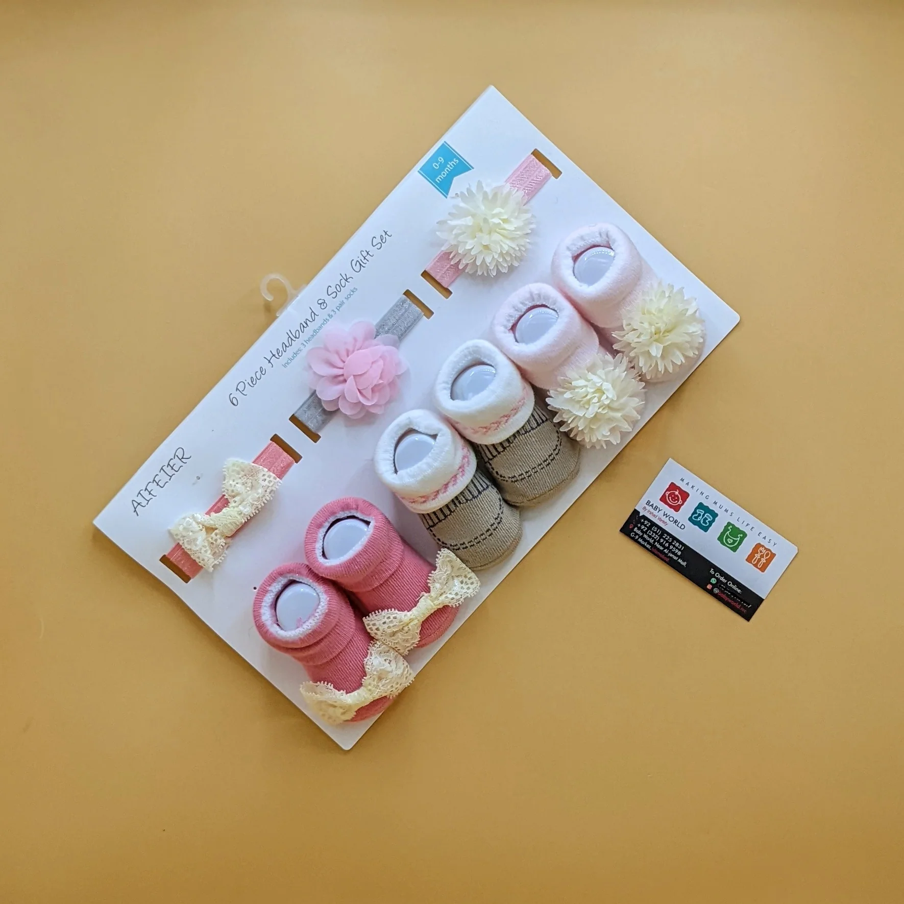 Pack of 3 Booties & Headbands Set - Image 5