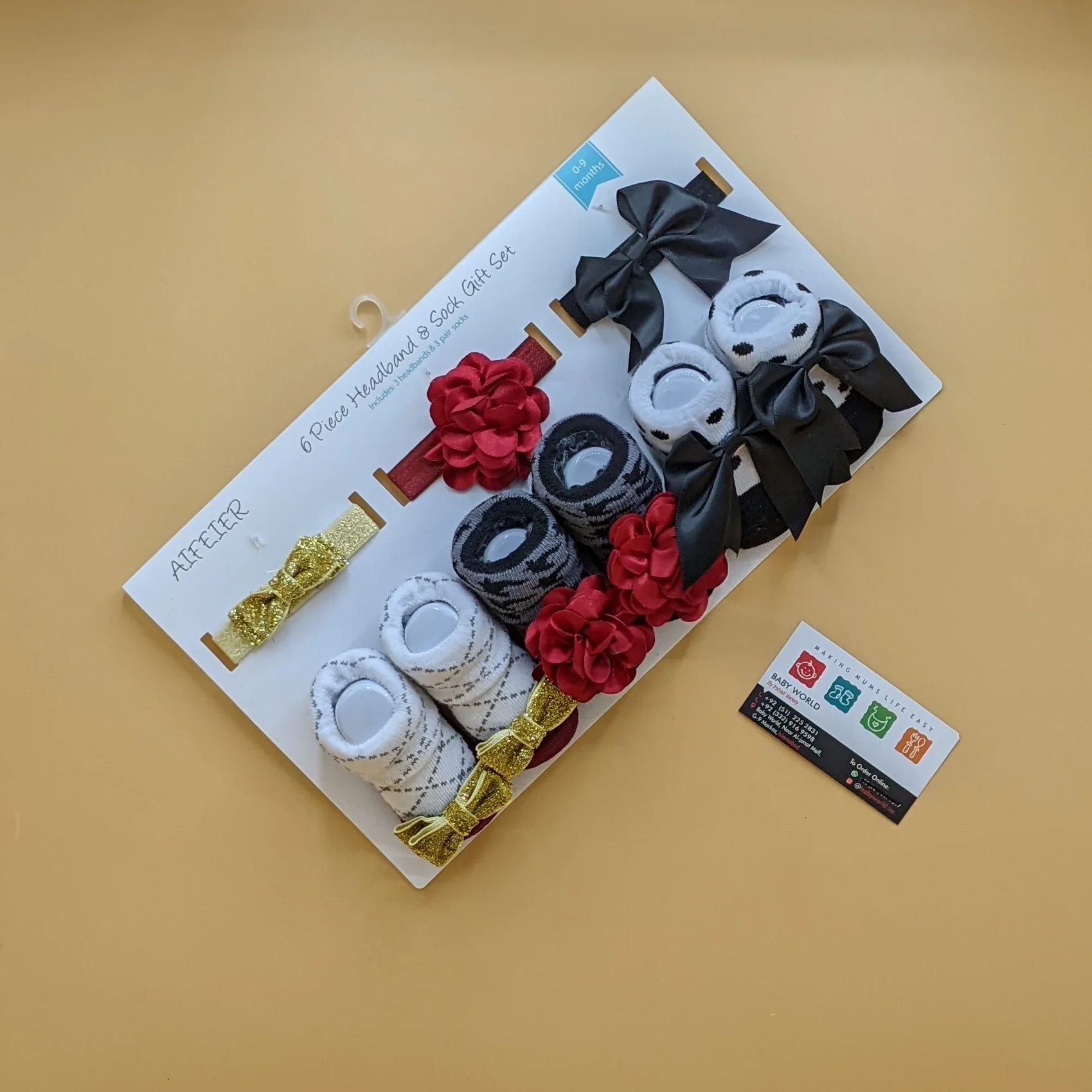 Pack of 3 Booties & Headbands Set - Image 6