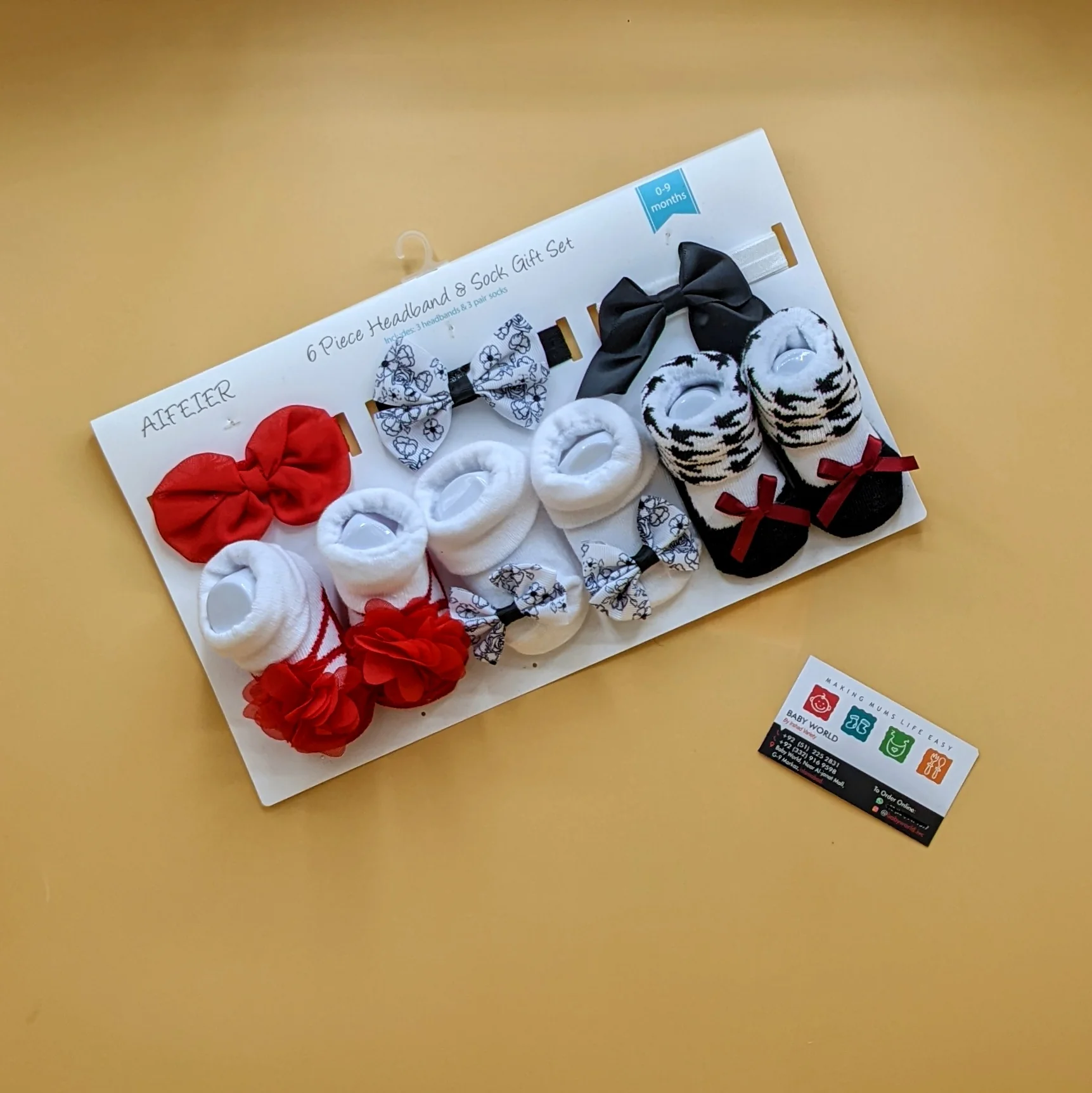 Pack of 3 Booties & Headbands Set - Image 8