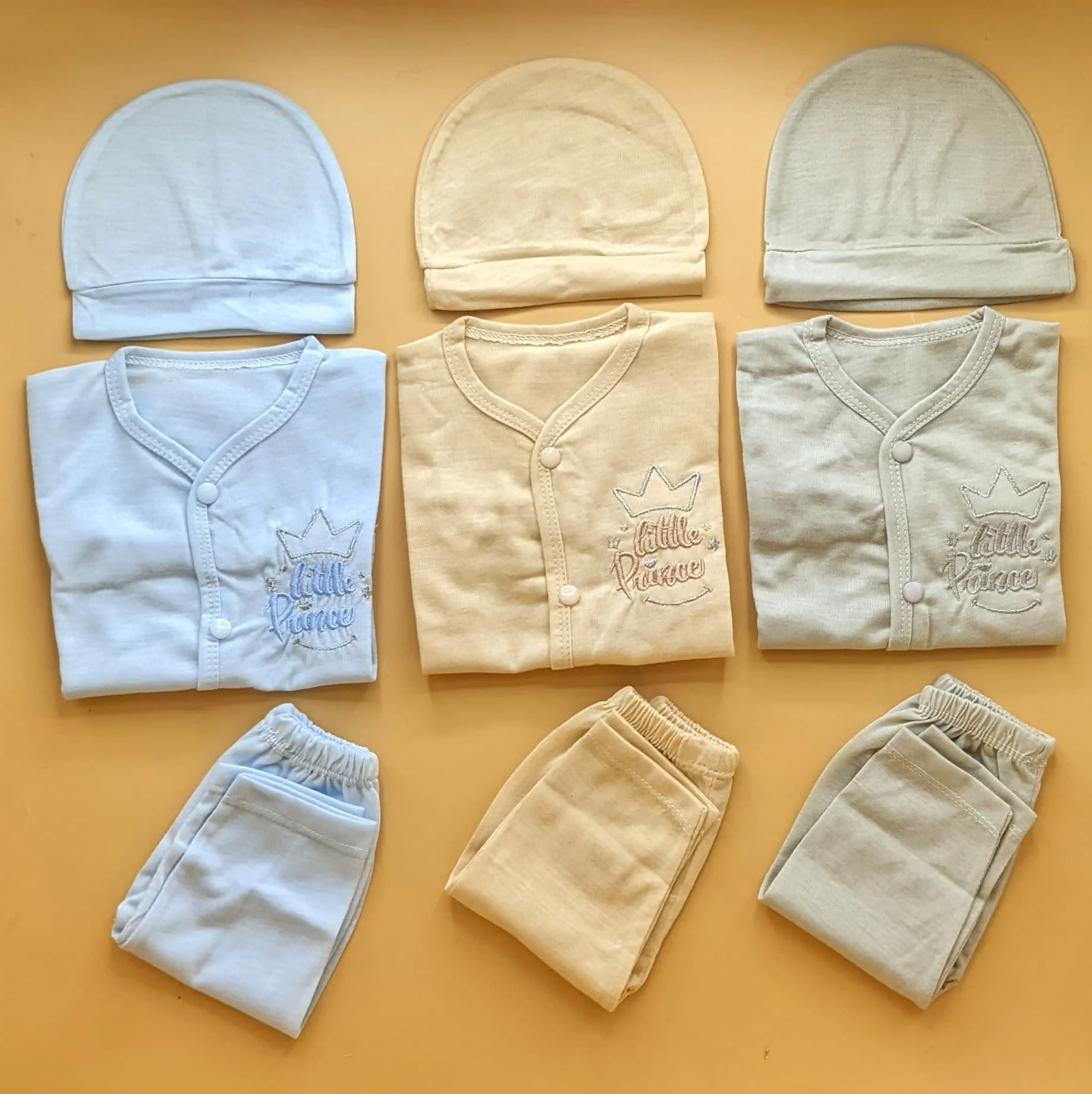 Pack of 3 Suits with Cap - Little Prince/Princess - Image 5