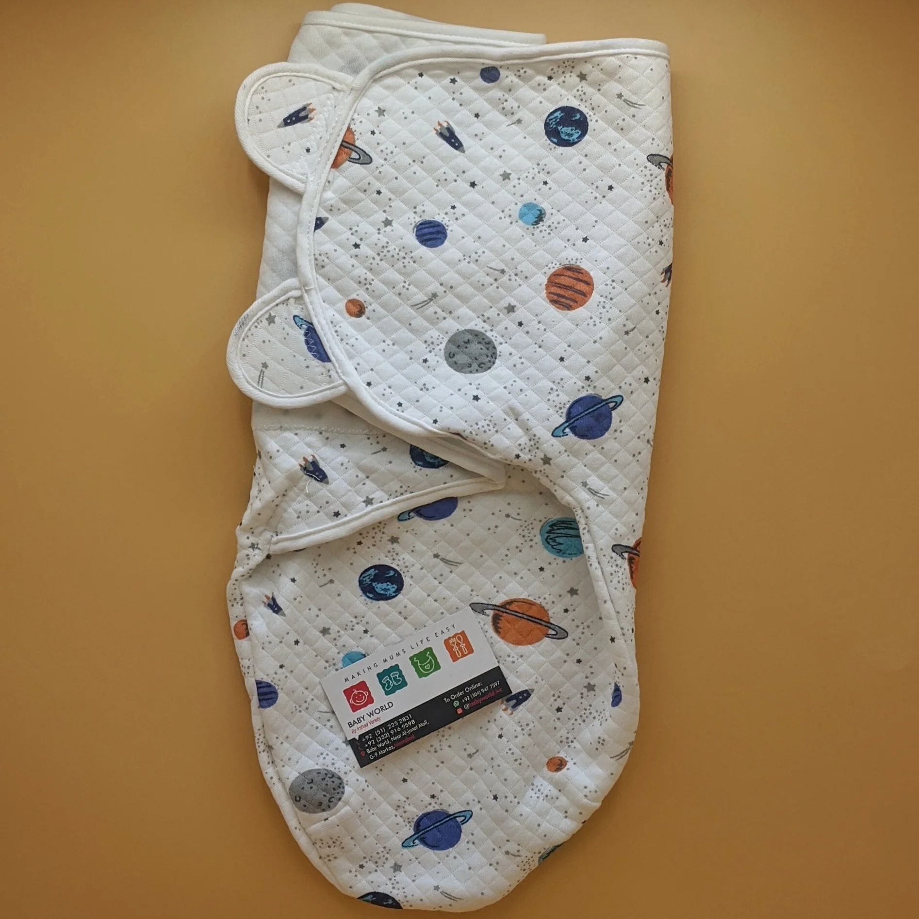Baby Quilted Swaddle Wrap - Winter - Image 10