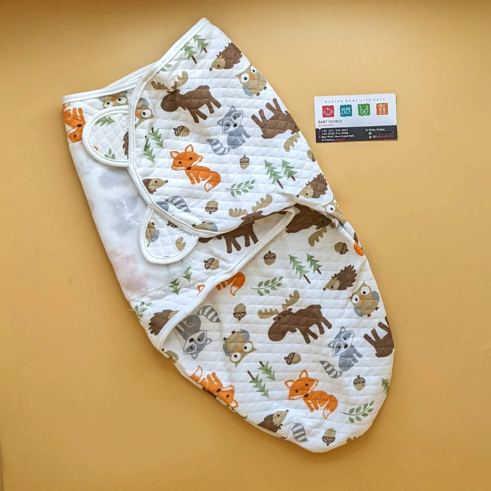 Baby Quilted Swaddle Wrap - Winter - Image 19