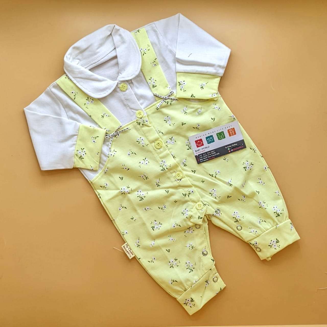 Romper - Floral/Stripes - Image 4