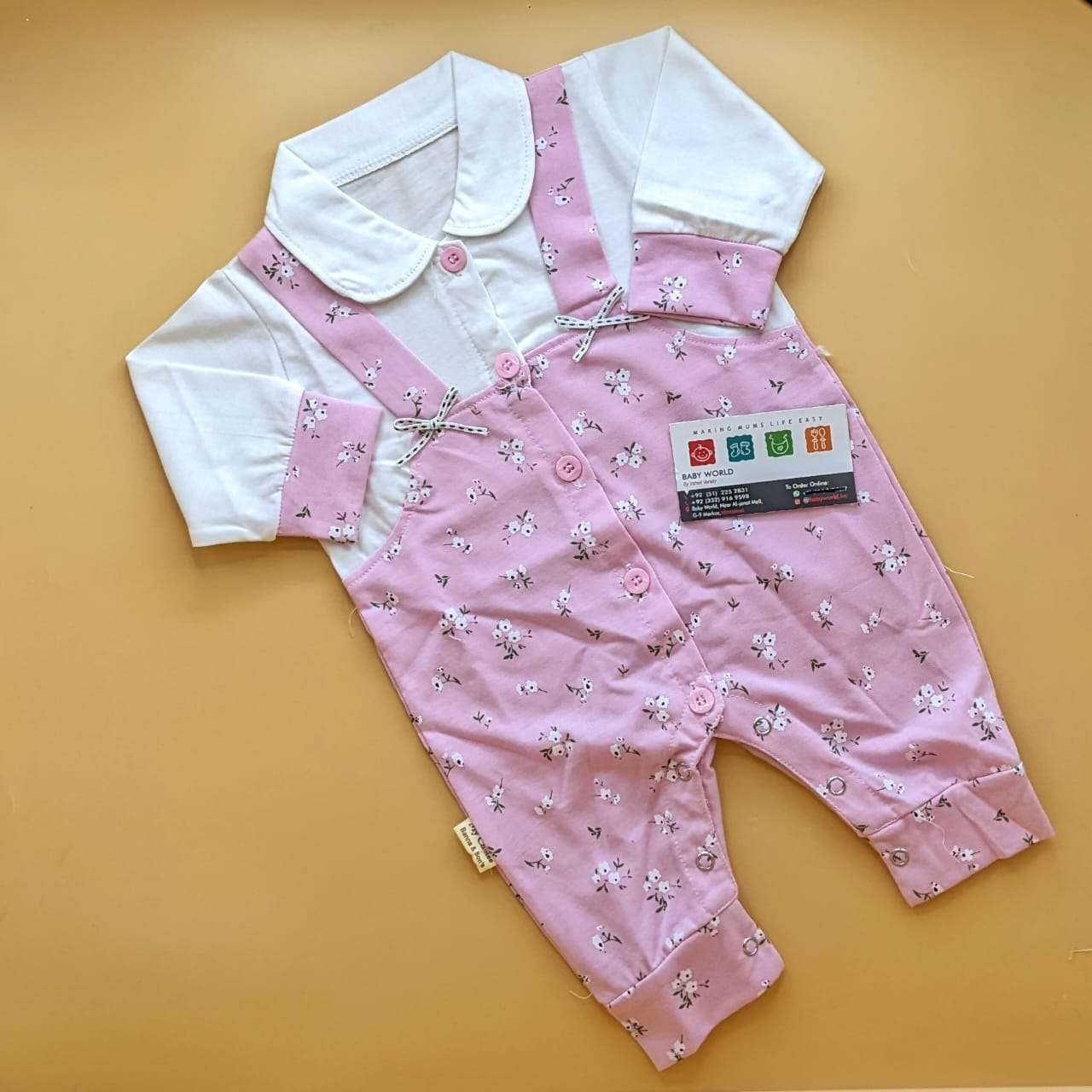 Romper - Floral/Stripes - Image 6