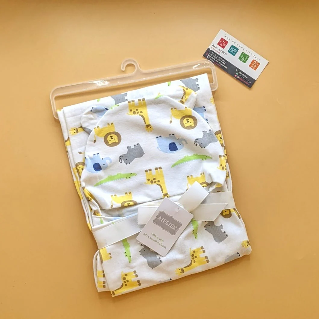 Soft Blended Hooded Wrapping Sheet - Image 13
