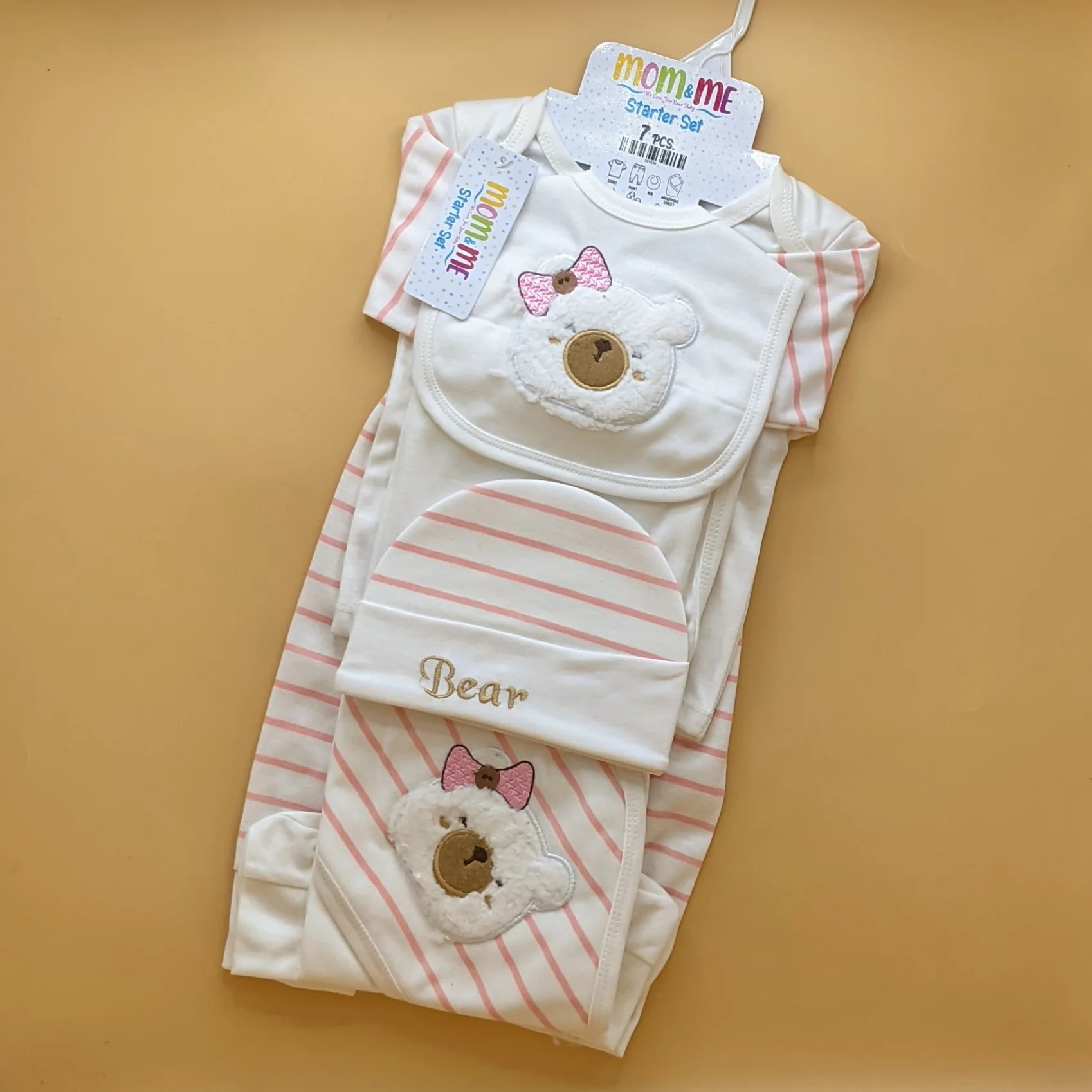 Starter Set - 7 Pieces - Bear/Lines