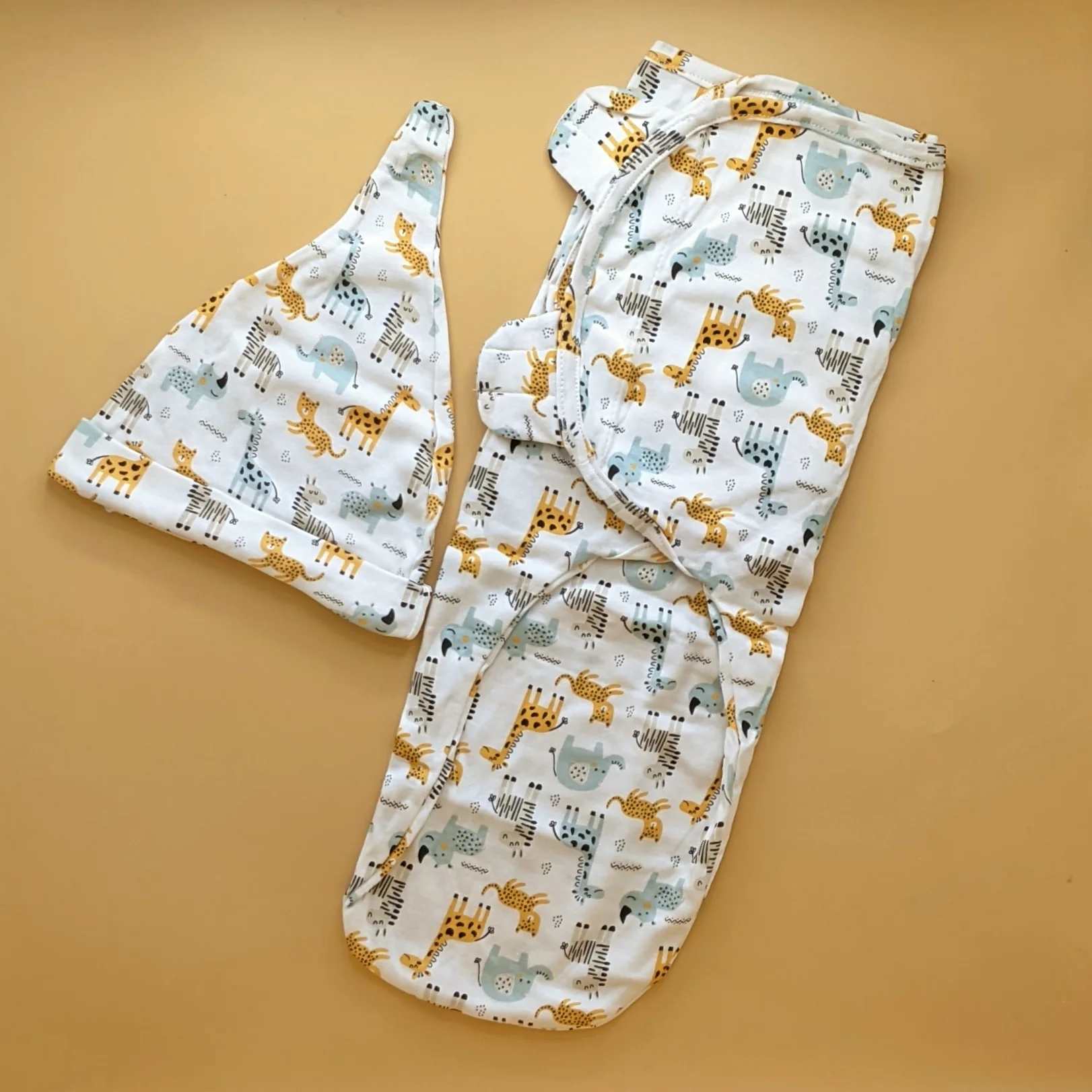 Swaddle Wrap with Cap - Image 5