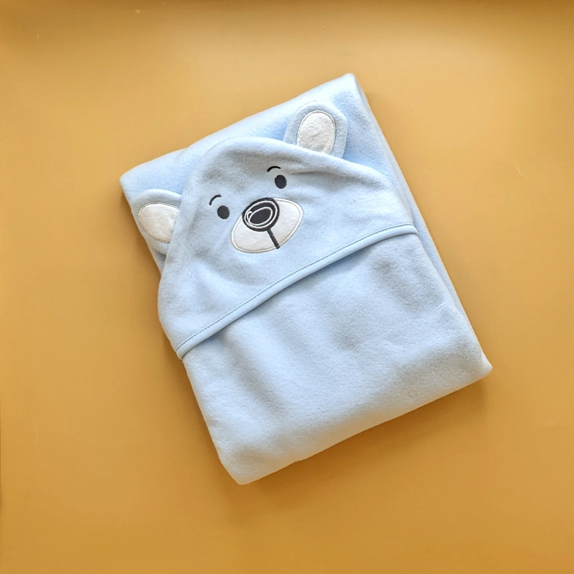 Hooded Wrapping Sheet/Blanket - Winter - Bear ๐ป - Image 11
