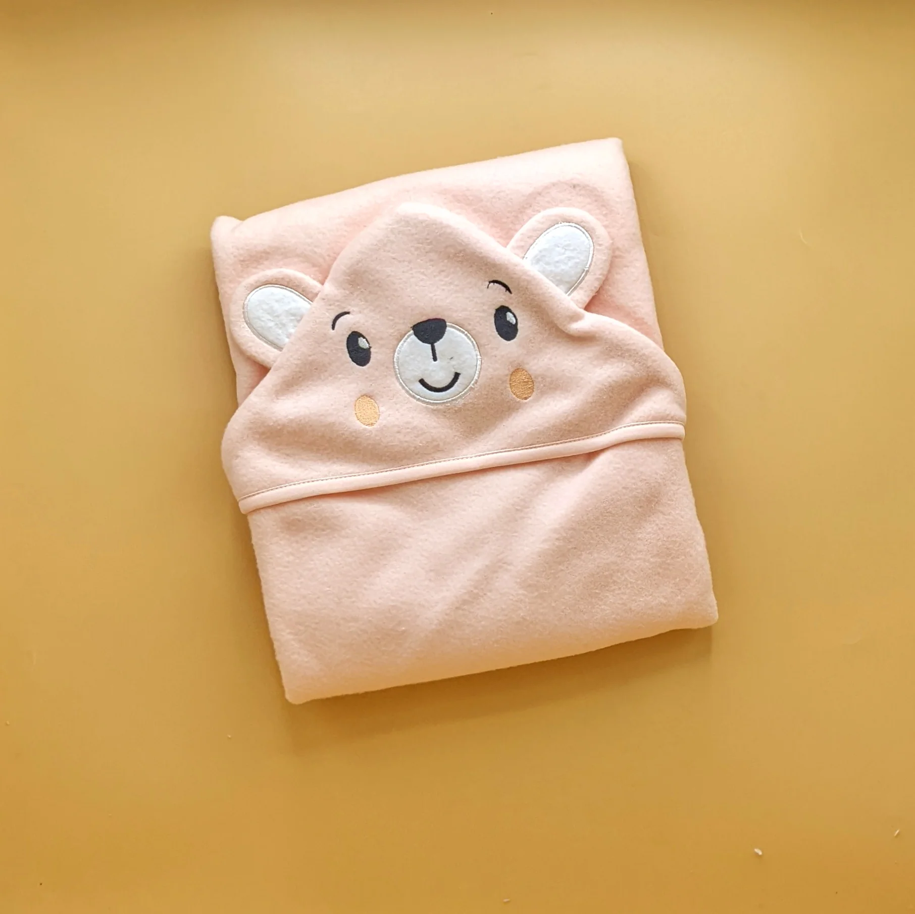 Hooded Wrapping Sheet/Blanket - Winter - Bear ๐ป - Image 3